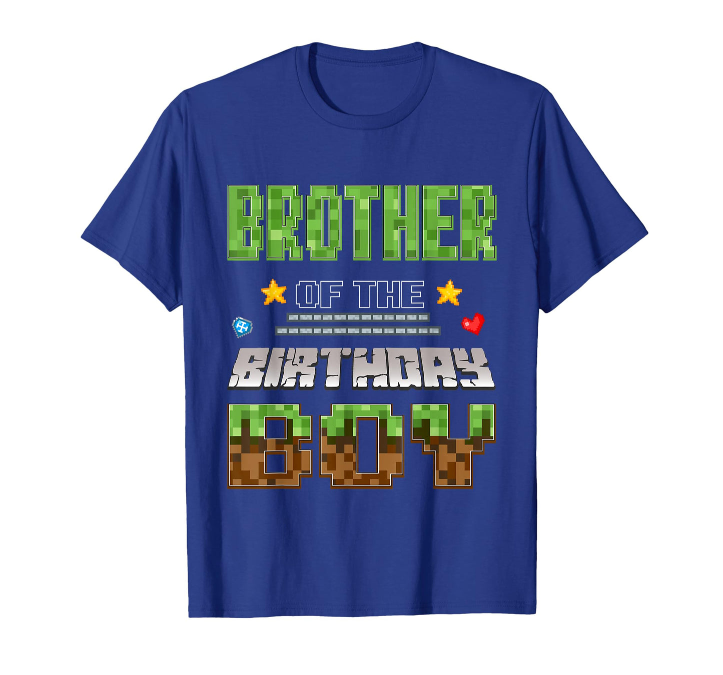 Brother of The Birthday Boy Video Gamer Pixel Birthday Party T-Shirt