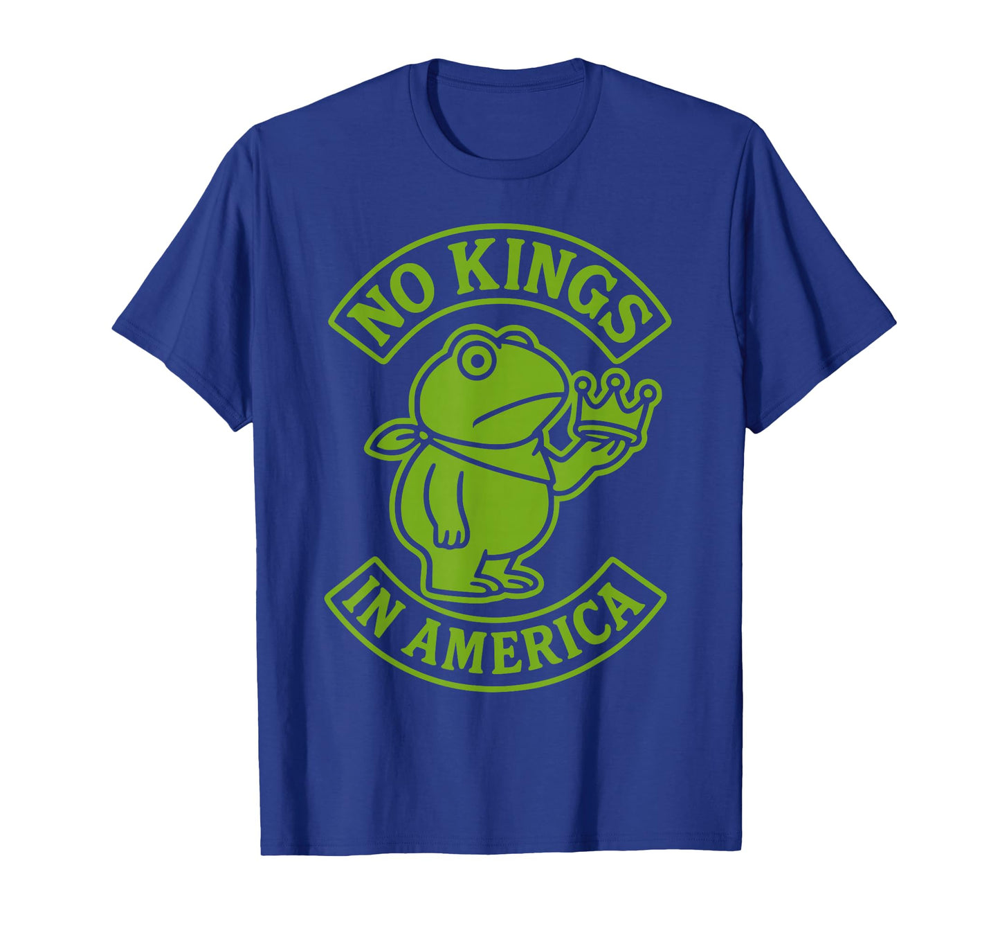 NO Kings in America Portland Protest Frog Motorcycle Club T-Shirt