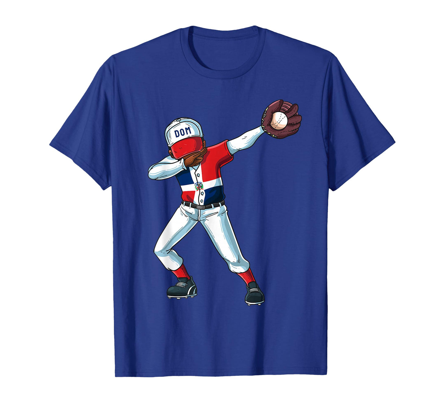 Baseball Dabbing Dominican Republic Player Catcher Pitcher T-Shirt