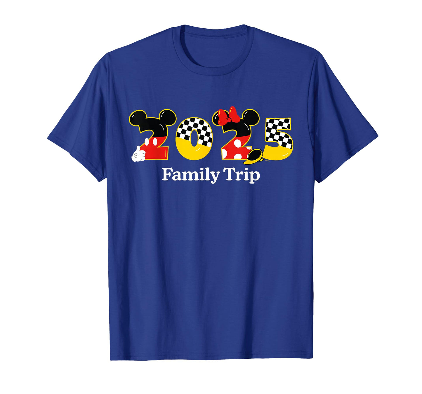Disney Mickey & Minnie 2025 Family Trip Matching Vacation T-Shirt