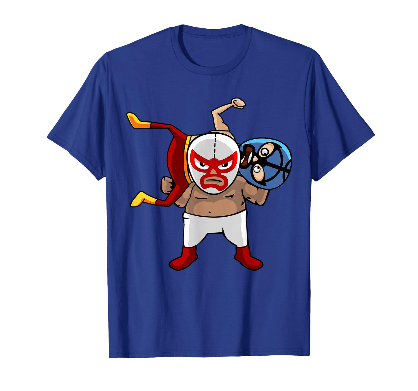 Cool Mexican Wrestling Lucha Libre Mask - Retro Legend T-Shirt