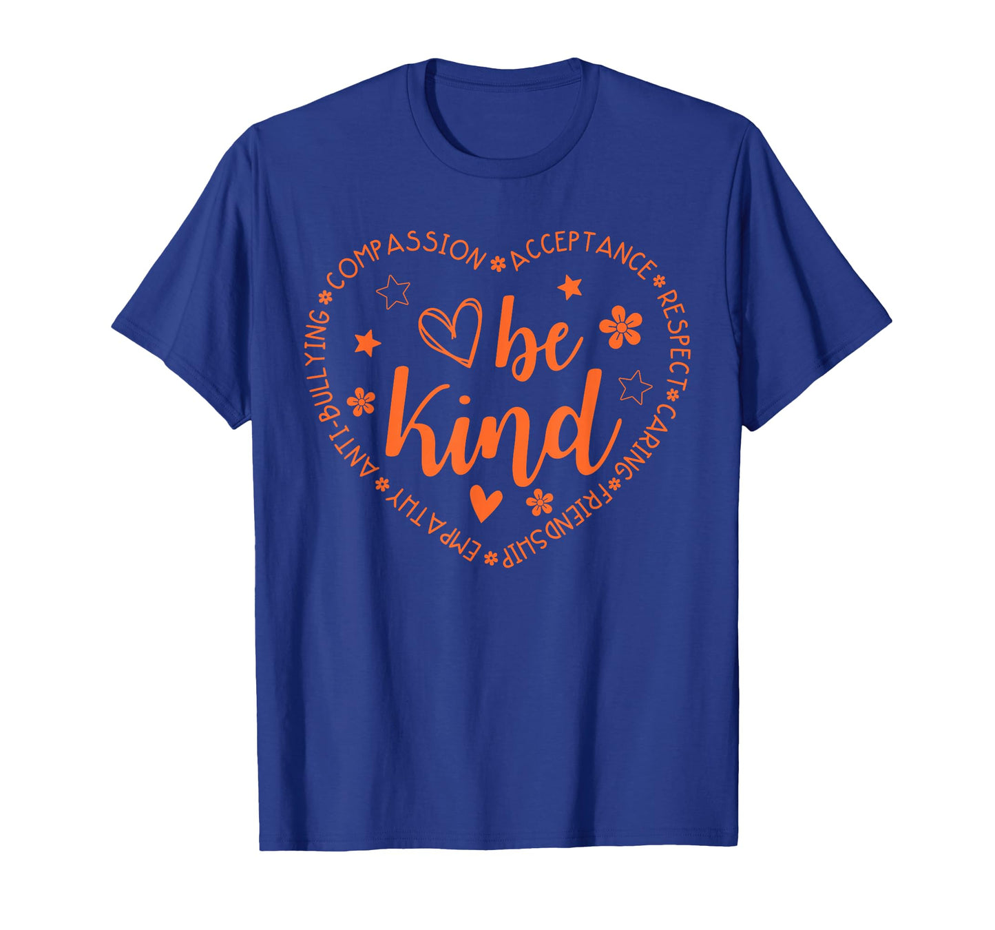 Unity Day Be Kind Kindness Orange Anti Bullying Teacher Kids T-Shirt