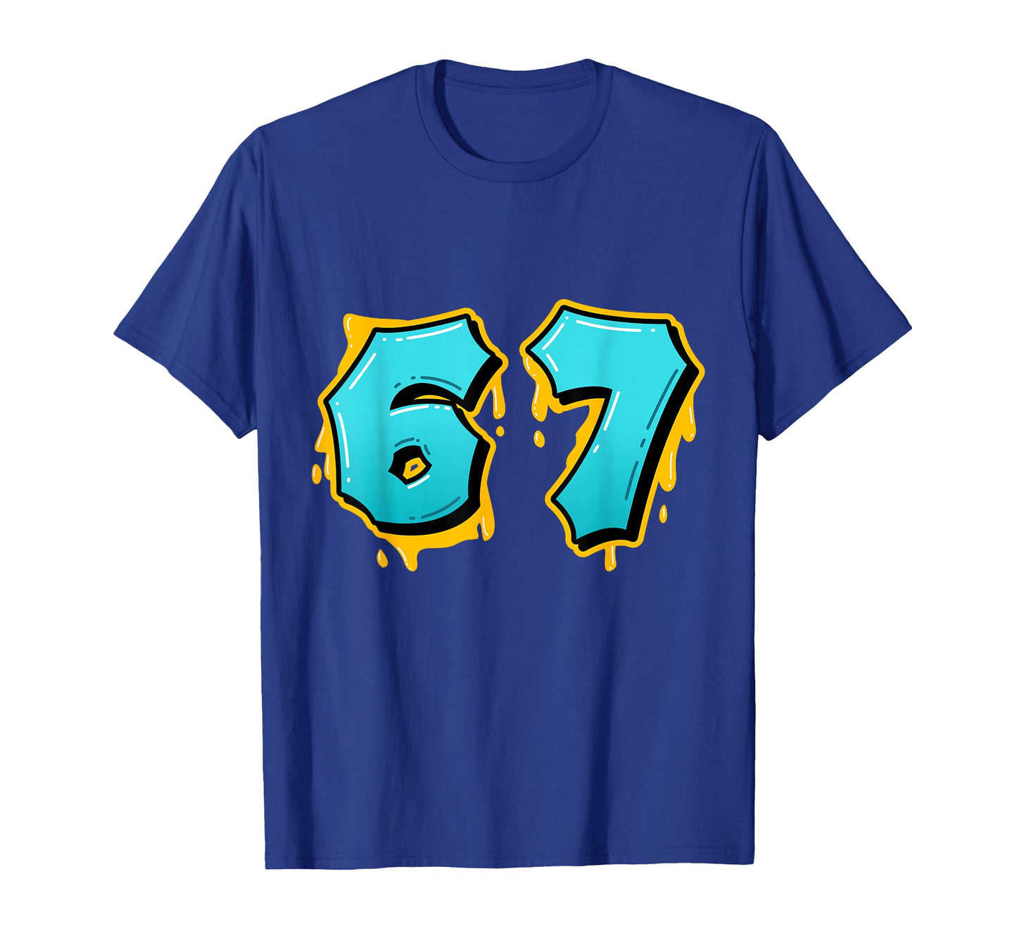 67 Internet Joke Meme Six Seven Viral Trend Gen Alpha Slang T-Shirt