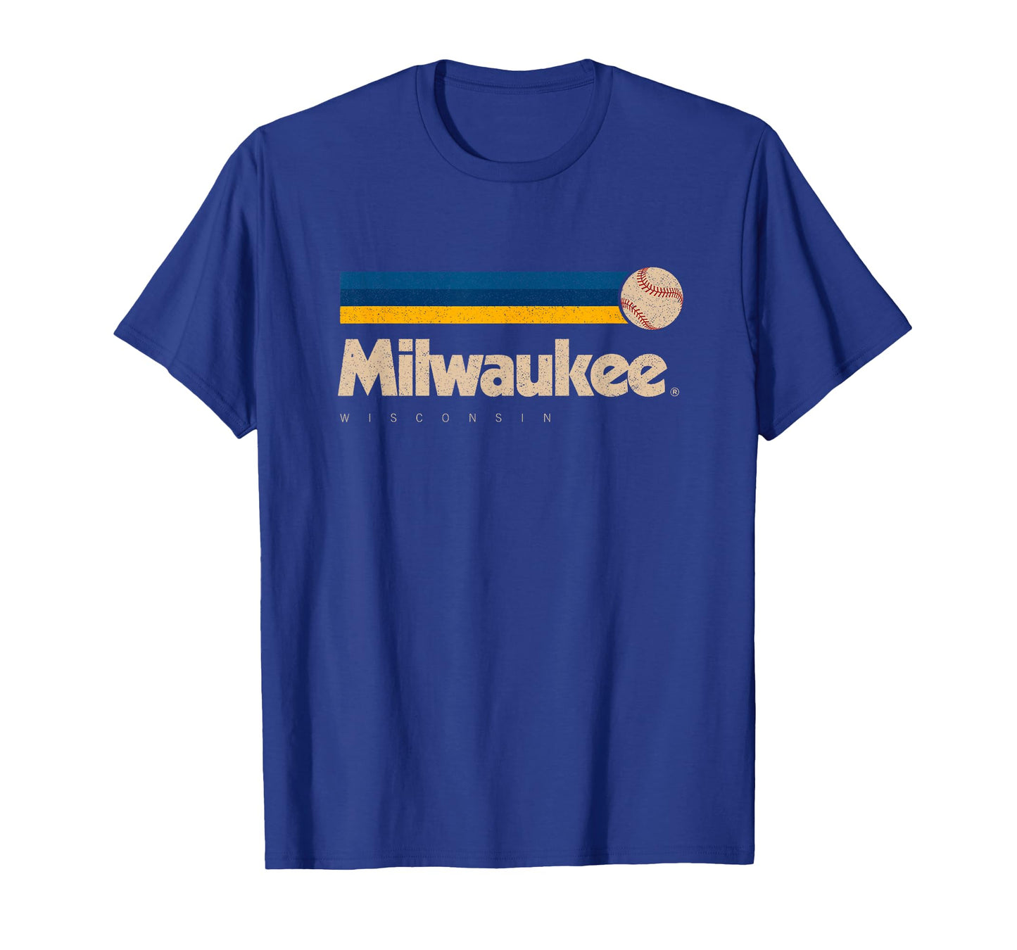 Milwaukee Baseball Softball Wisconsin Retro Milwaukee T-Shirt