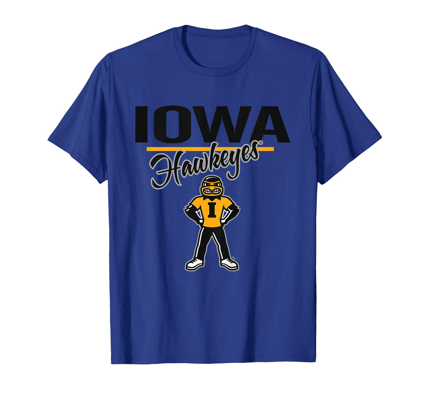 Kids Iowa Hawkeyes Kid's Mascot Gray Officially Licensed T-Shirt