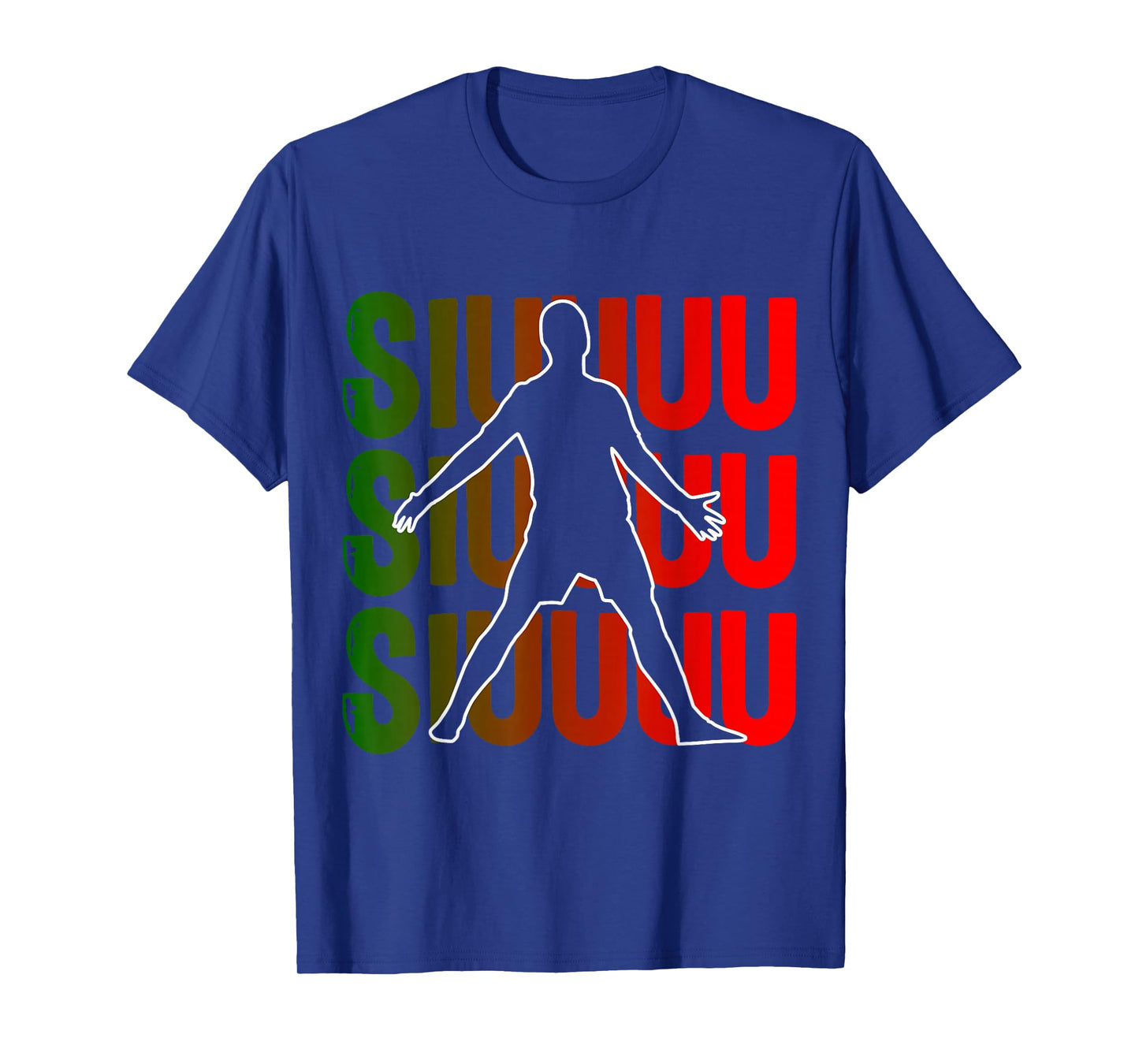 Siuuu Funny Soccer Football Boys Men Women Soccer Player T-Shirt