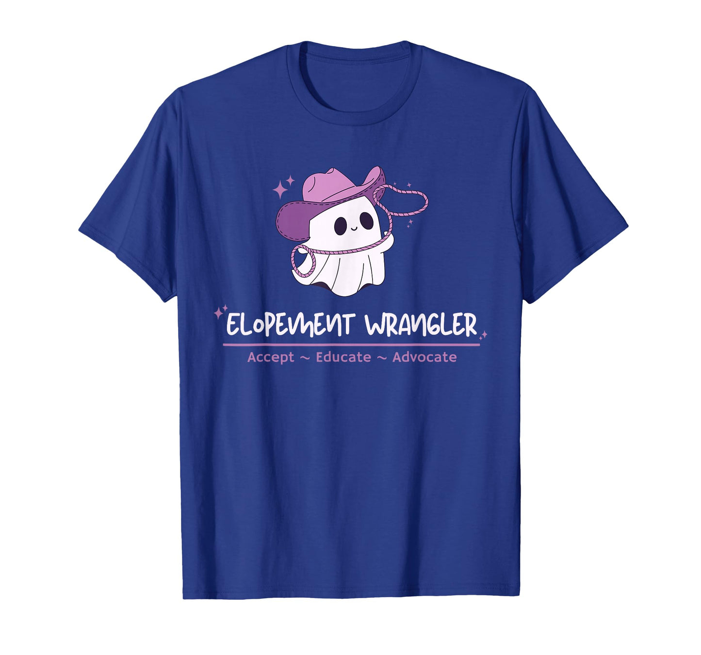 Elopement Wrangler ABA Therapy Ghost Halloween SPED Teacher T-Shirt
