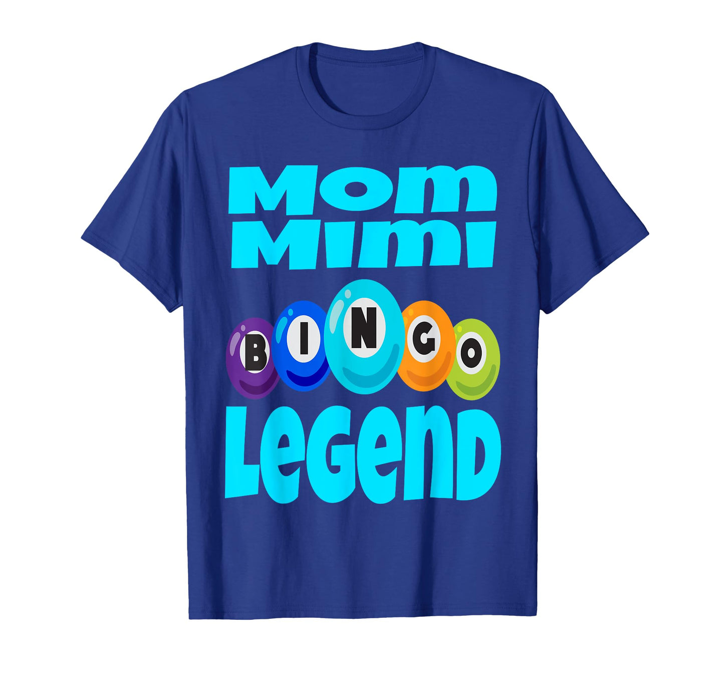 Funny Mom Mimi Bingo Legend Winner Winning Game Night Cards T-Shirt