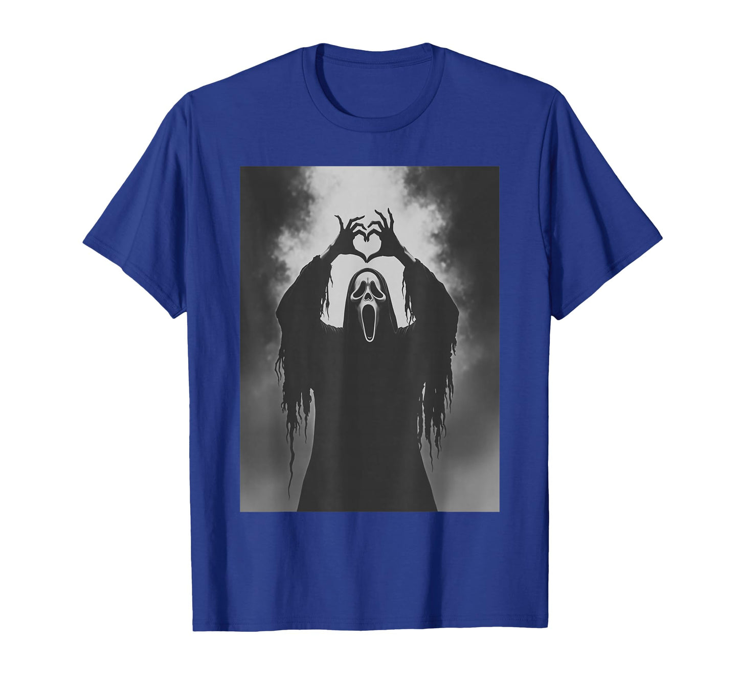 Funny Ghost Hand Heart Sign Spooky Costume Halloween Ghost T-Shirt