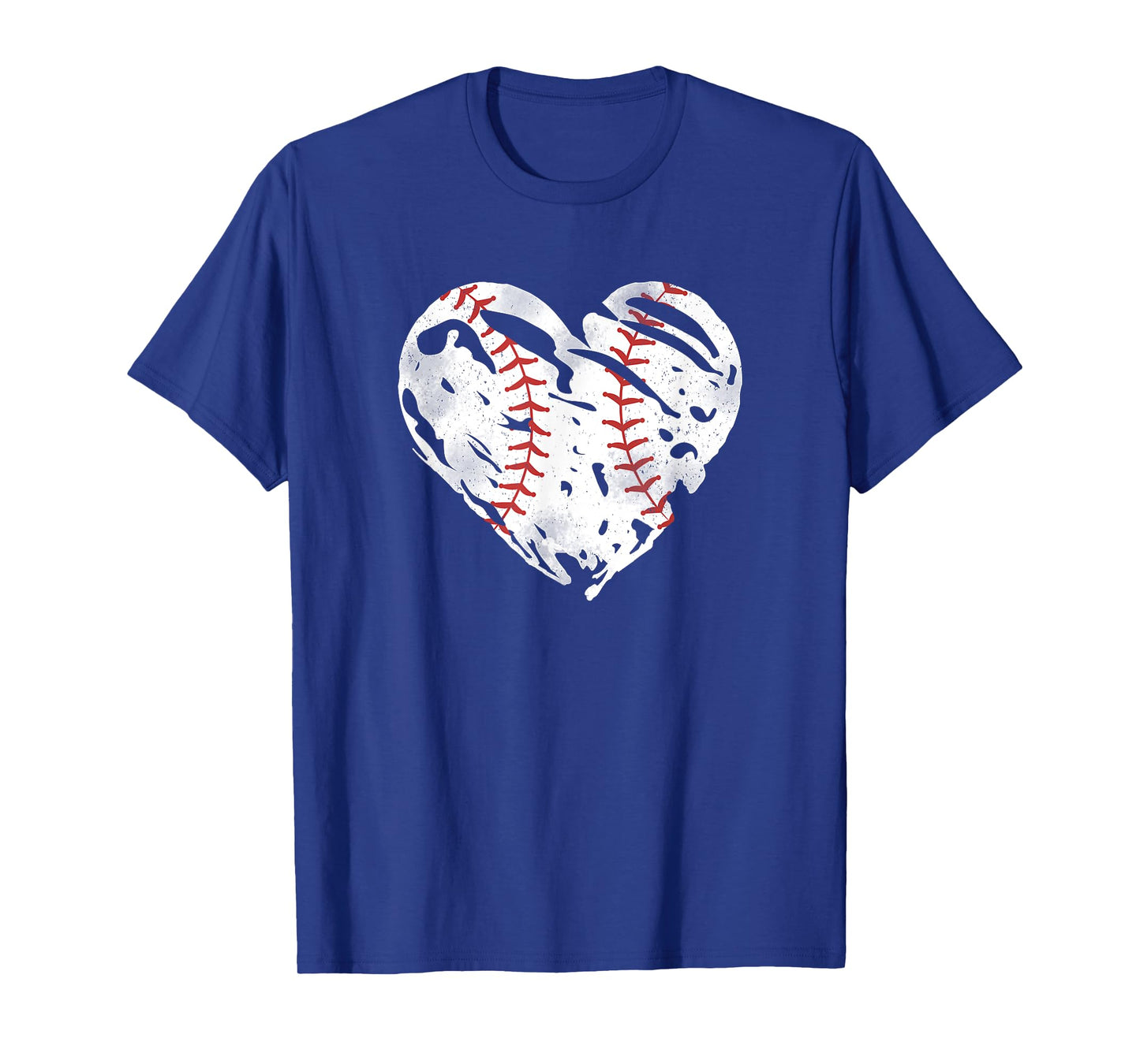 Graphic Ball Heart Men Women Coach Player Cute Baseball Mom T-Shirt