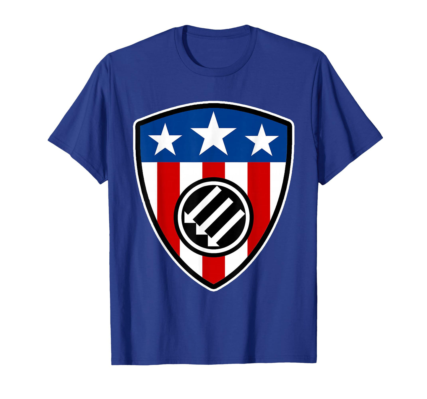 American Iron Front Shield - The Three Arrows T-Shirt