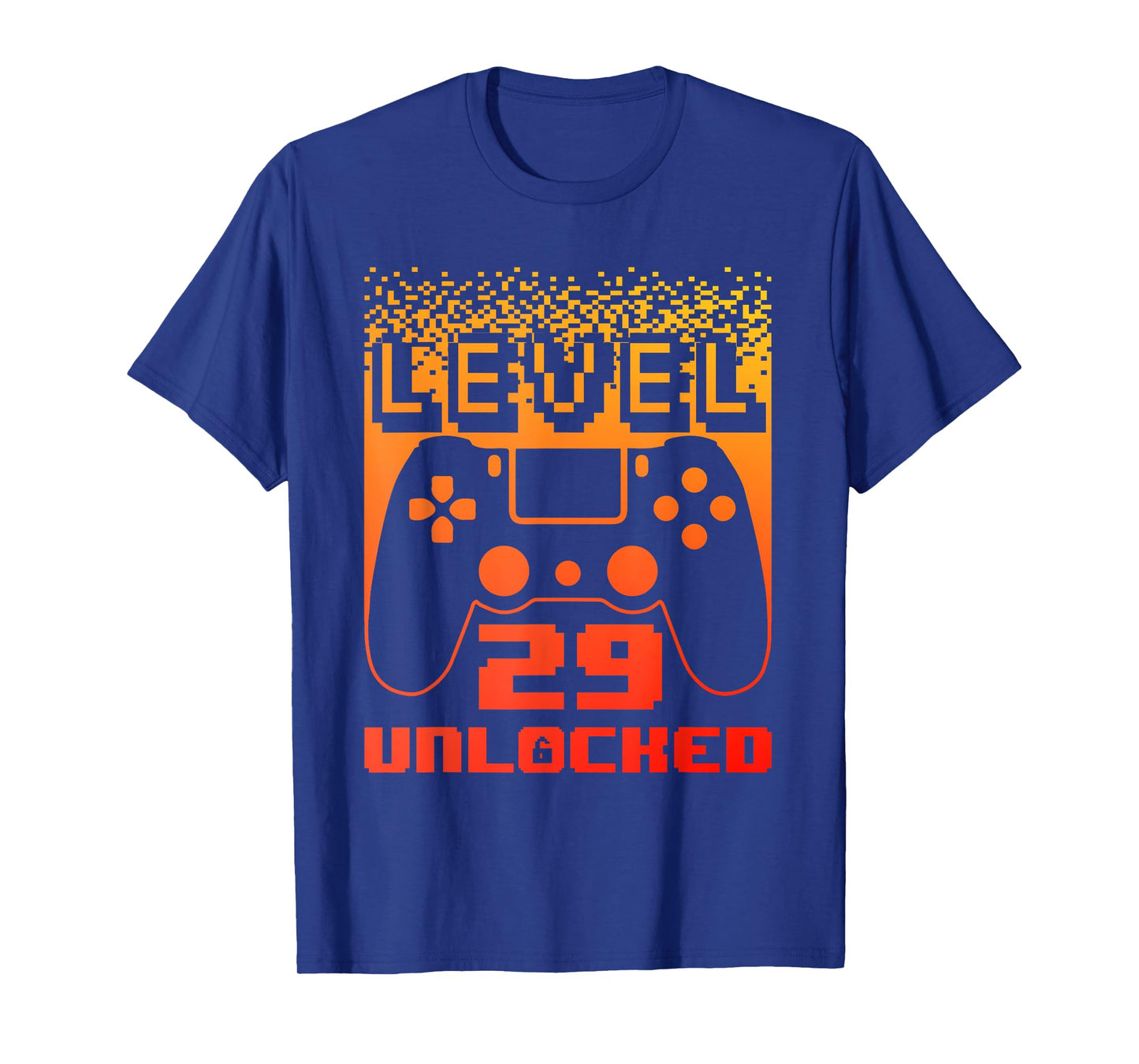 29th Birthday For Men Level 29 Unlocked Gamer 29 Year Old T-Shirt