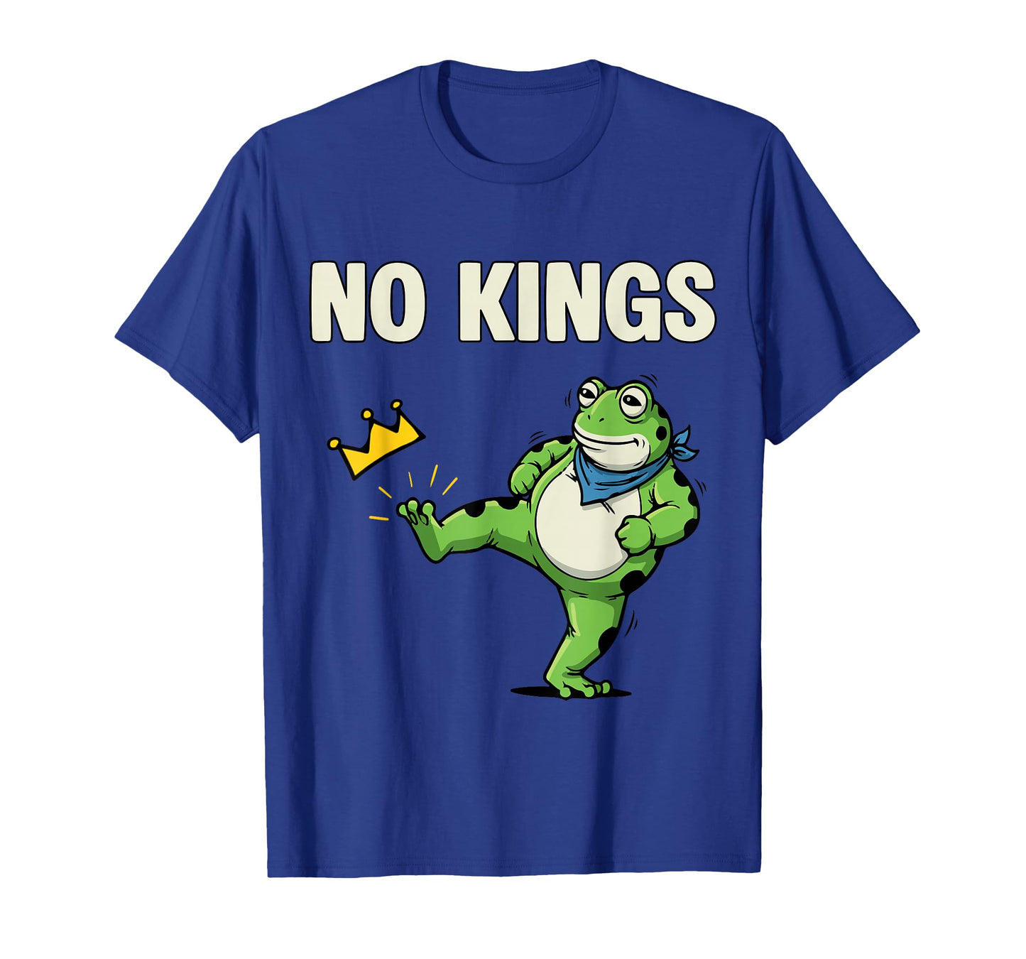 No Kings Shirt Men Women Frog Protest No Kings in America T-Shirt