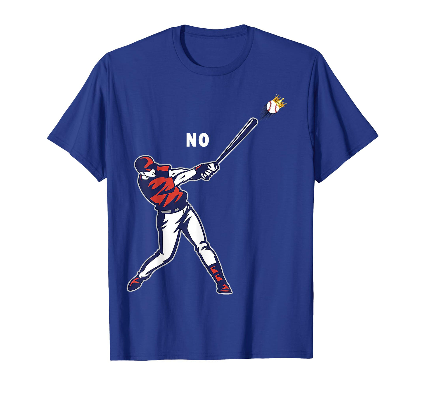 No Kings in America Baseball Funny Men, Women Shirt T-Shirt