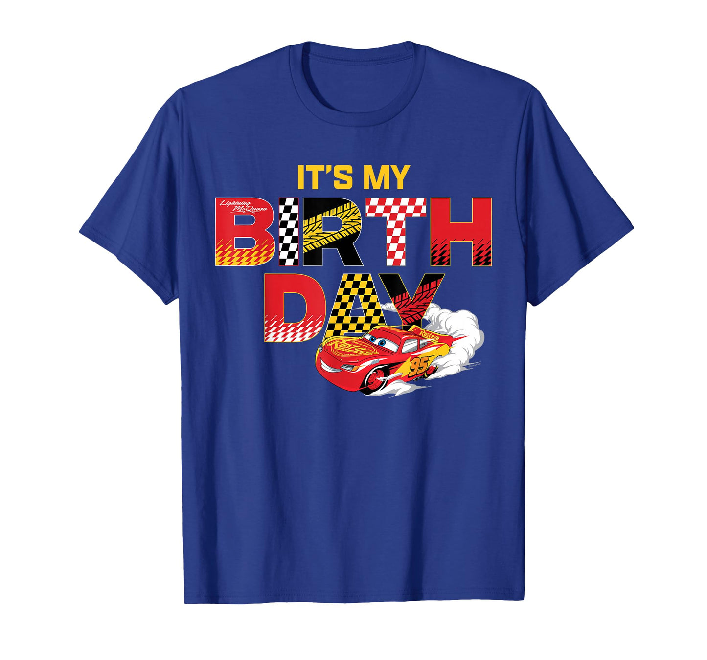 Disney & Pixar's Cars โIt's My Birthdayโ Lightning McQueen T-Shirt