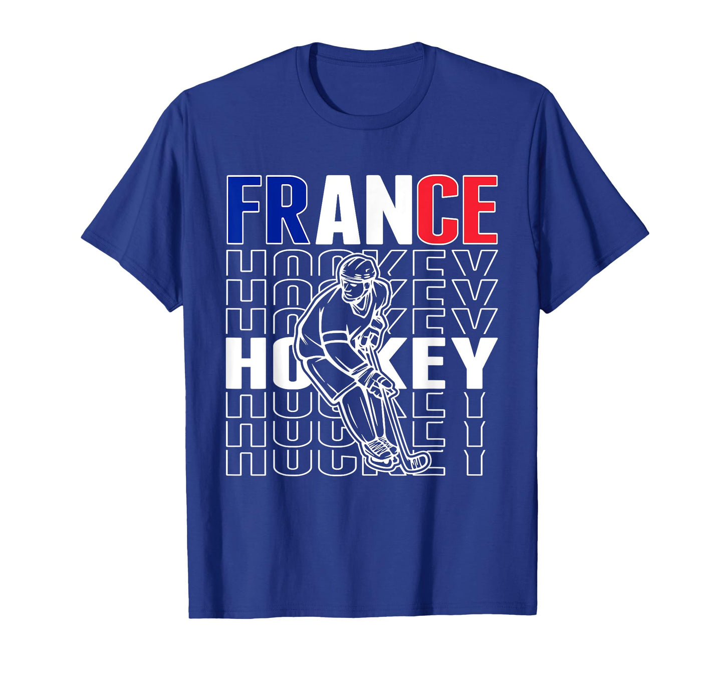 France Ice Hockey Fans Jersey Support French Hockey Team T-Shirt