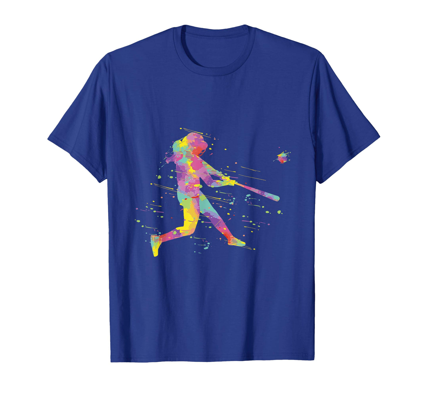 Classic Softball Girl T-Shirt - Black, Polyester & Cotton, Short Sleeve, Letter Print