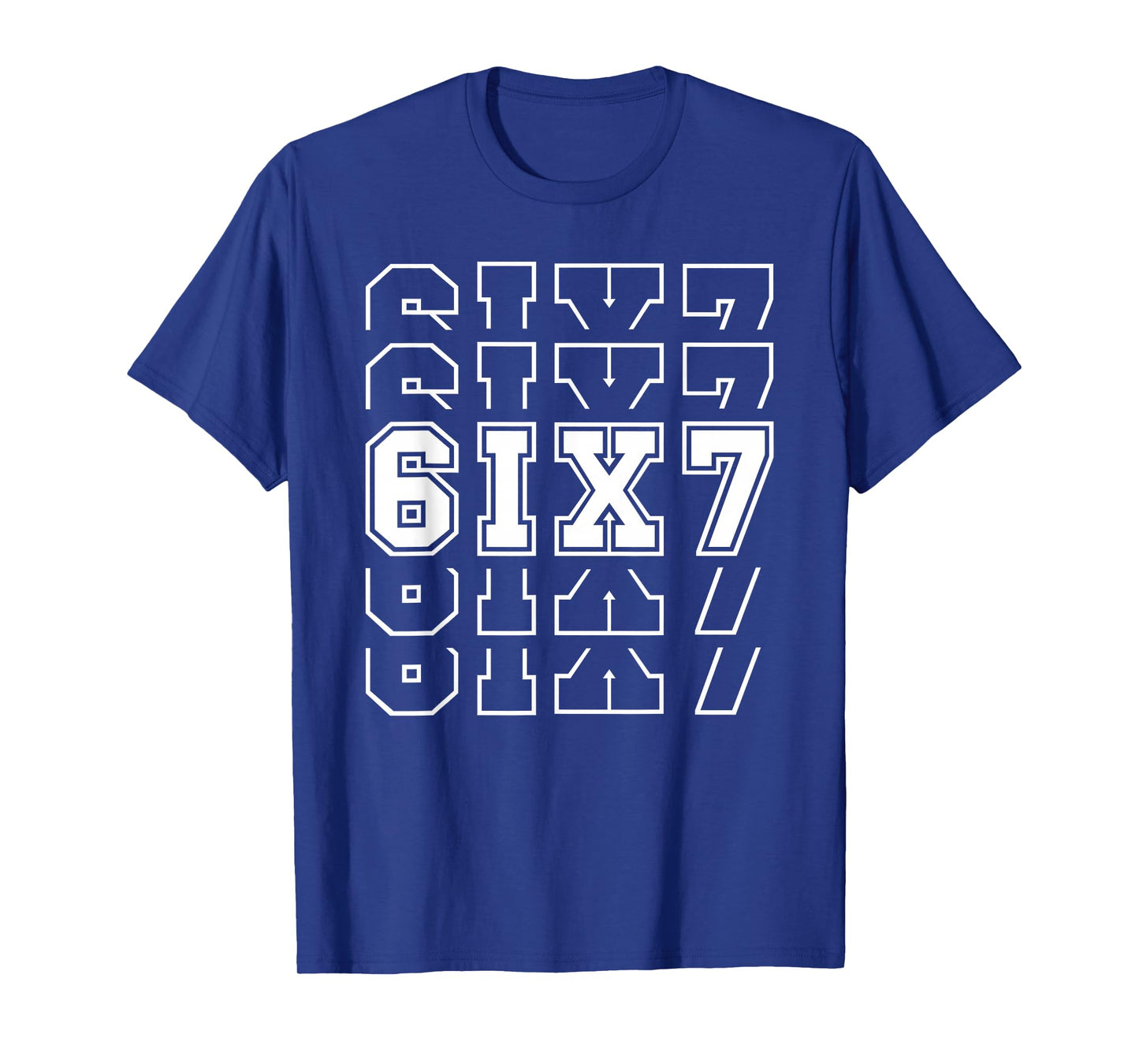 67 Six Seven 6 7 Meme Design Funny 6 7 T-Shirt