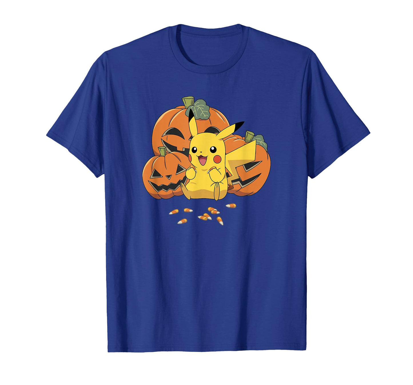 PokΓ©mon Halloween Pikachu Cute Pumpkin Candy Corn T-Shirt