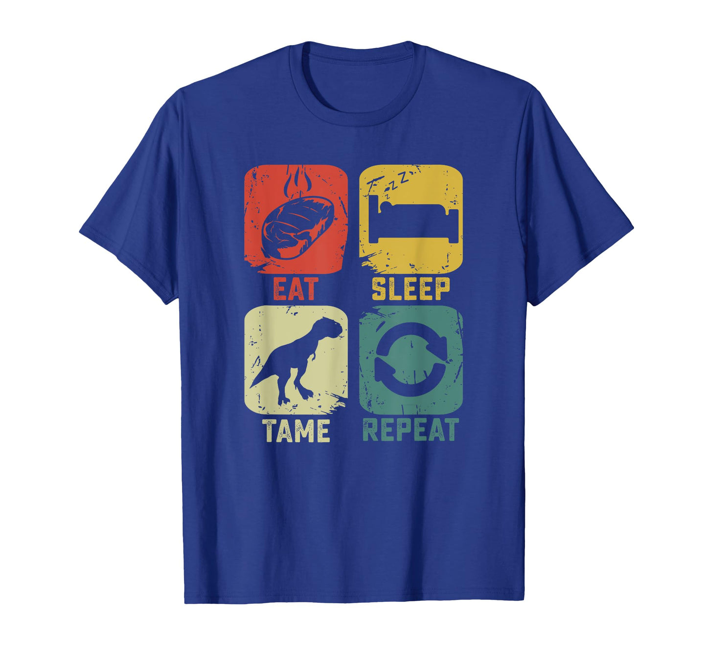 Eat Sleep Tame Repeat Dinosaur gaming geek Funny gamer T-Shirt