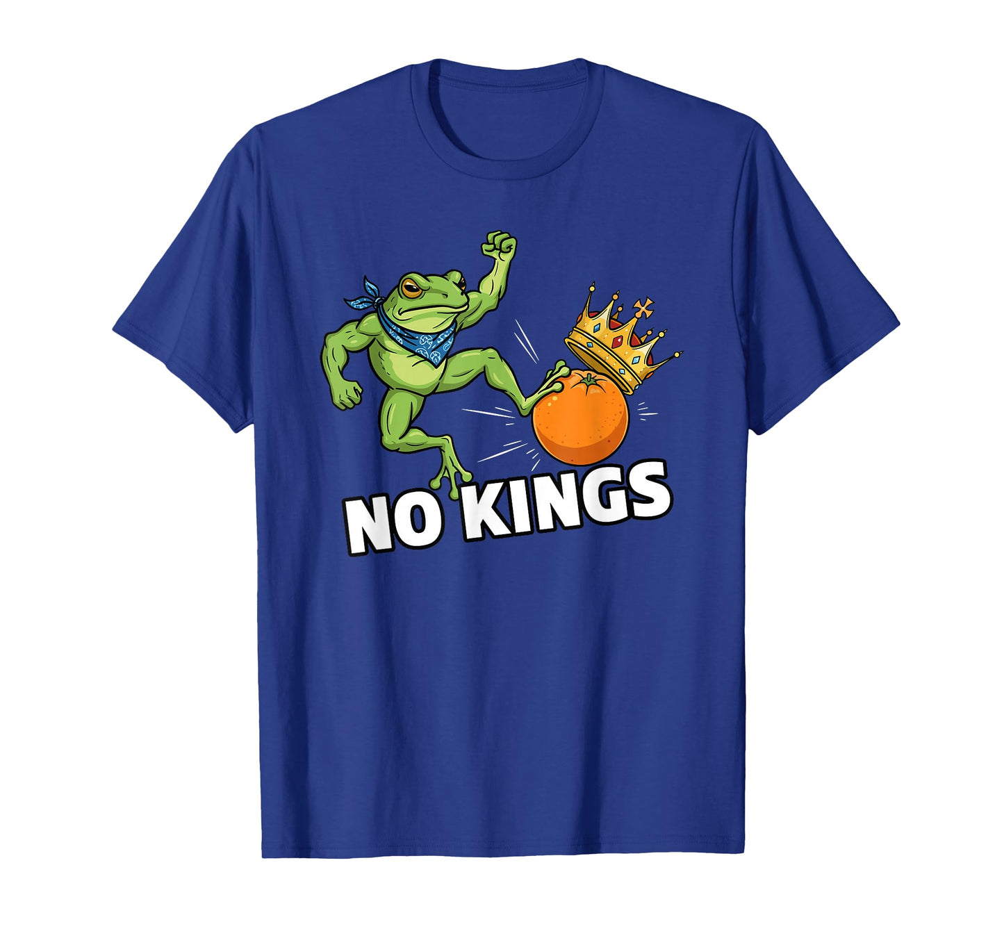 Frog No Kings in America We The People Political T-Shirt