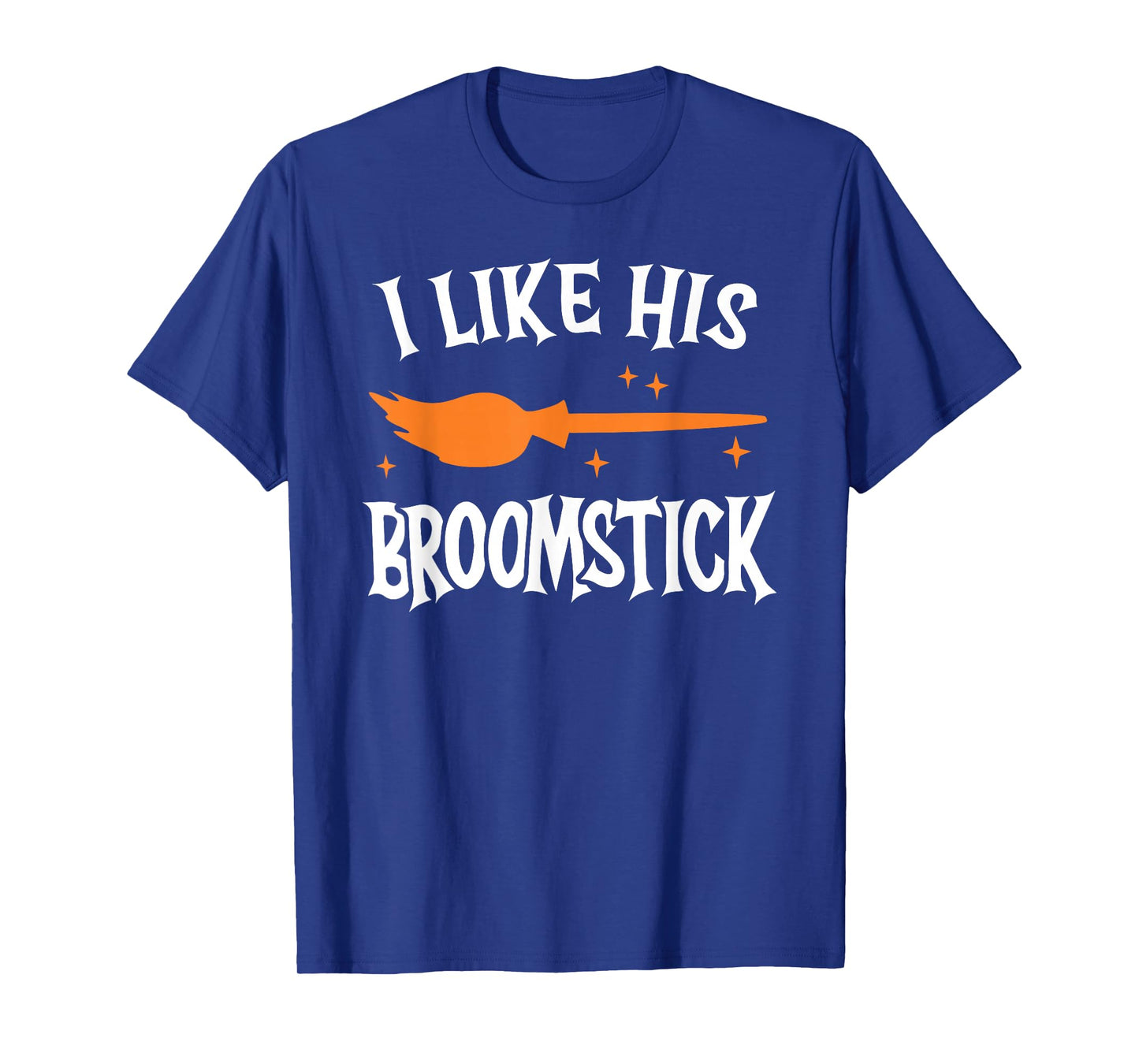 I Like Her Pumpkins I Like His Broomstick Halloween Couple T-Shirt