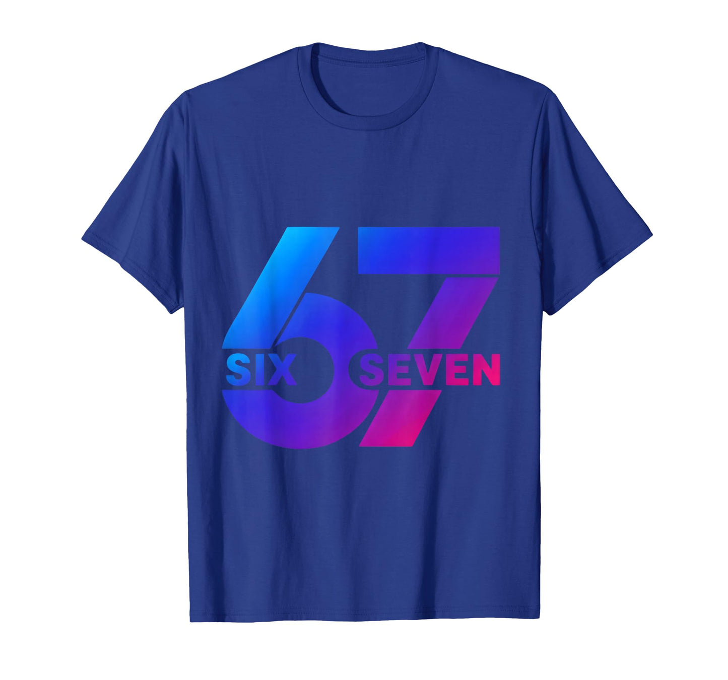 Six Seven 67 Meme Gen Alpha Slang Baseball Season Cool T-Shirt