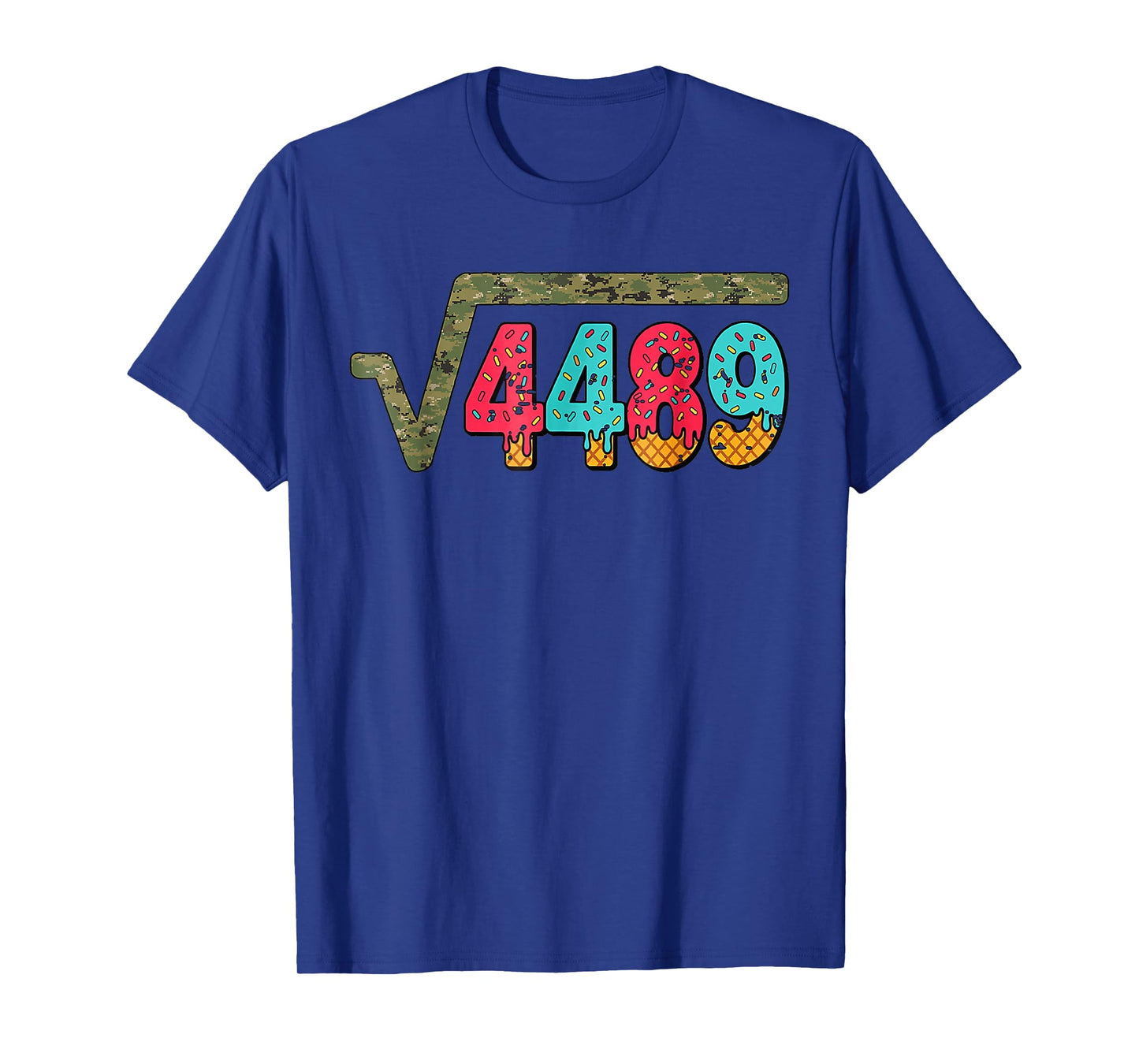 Square Root 4489 Slang Math Teacher Six Seven 6 7 Meme T-Shirt