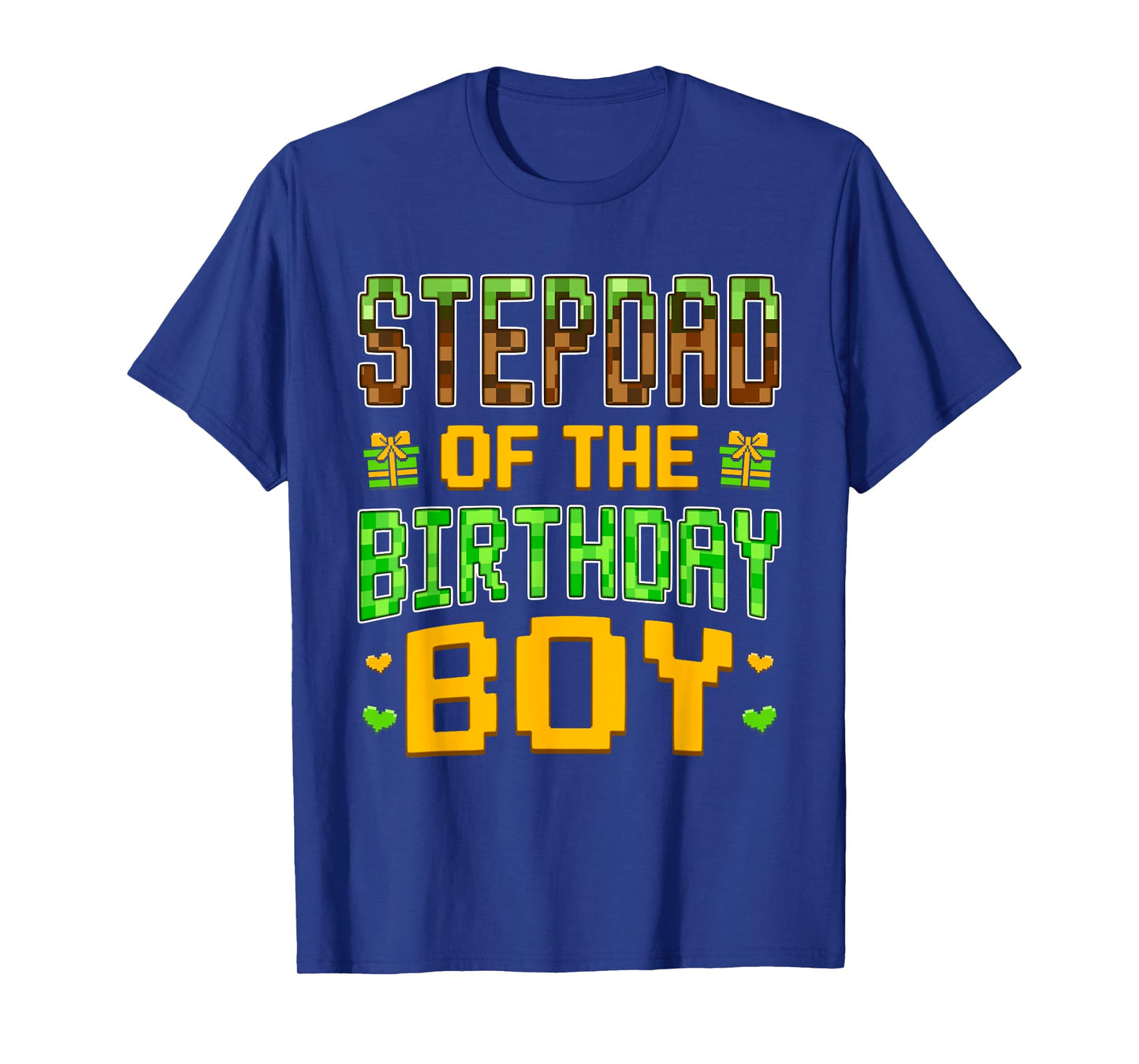 Stepdad of The Birthday Boy Video Gamer Birthday Party T-Shirt