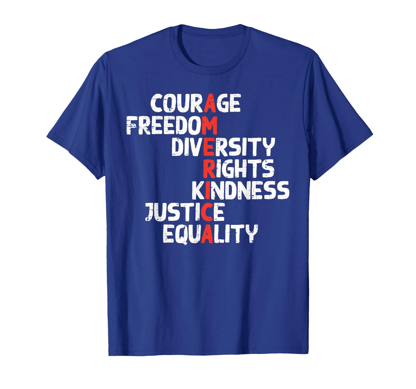 Protest America Courage Freedom Rights Resist Men Women Kids T-Shirt