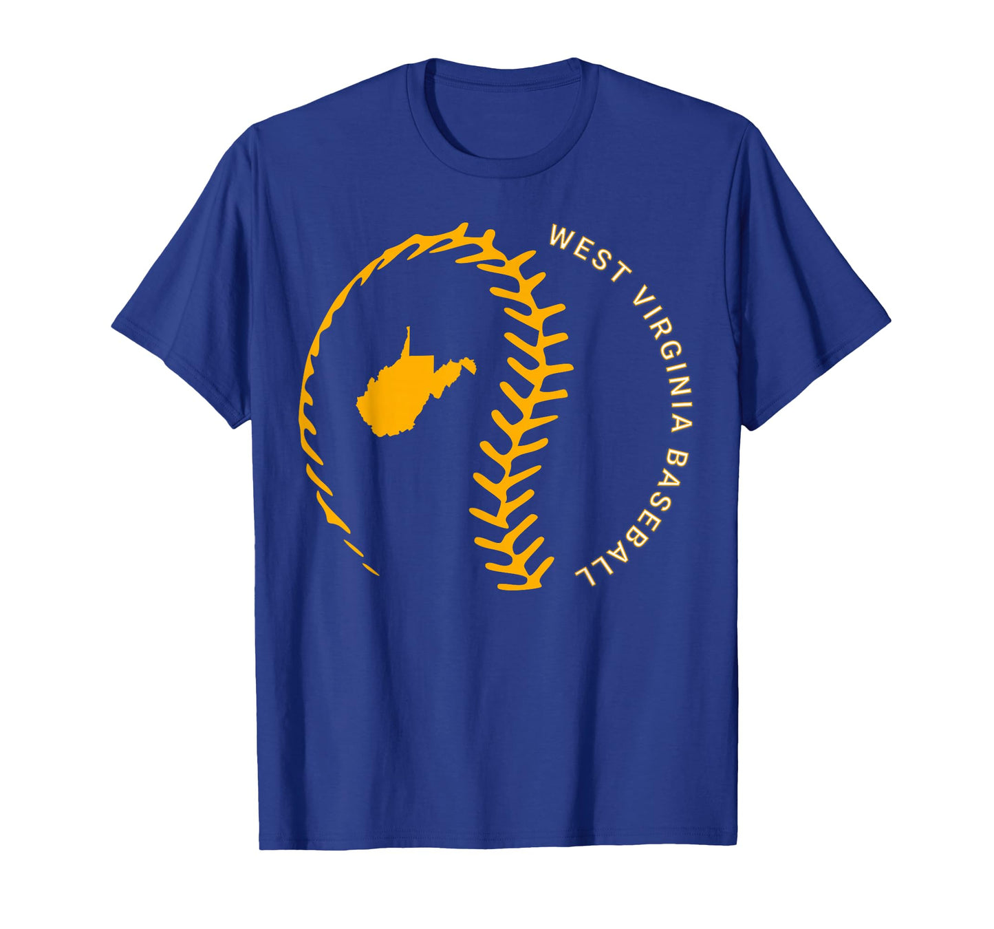 State of West Virginia Baseball WV Pride Baseball Threads T-Shirt