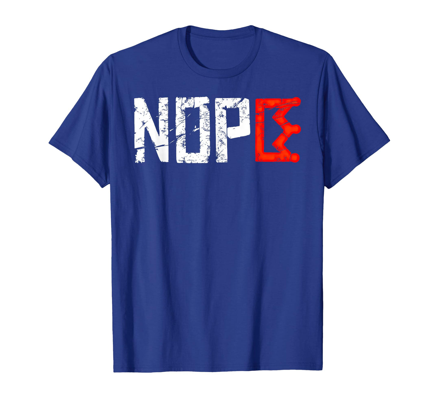 No Kings Nope Protest Sign Horizontal T-Shirt