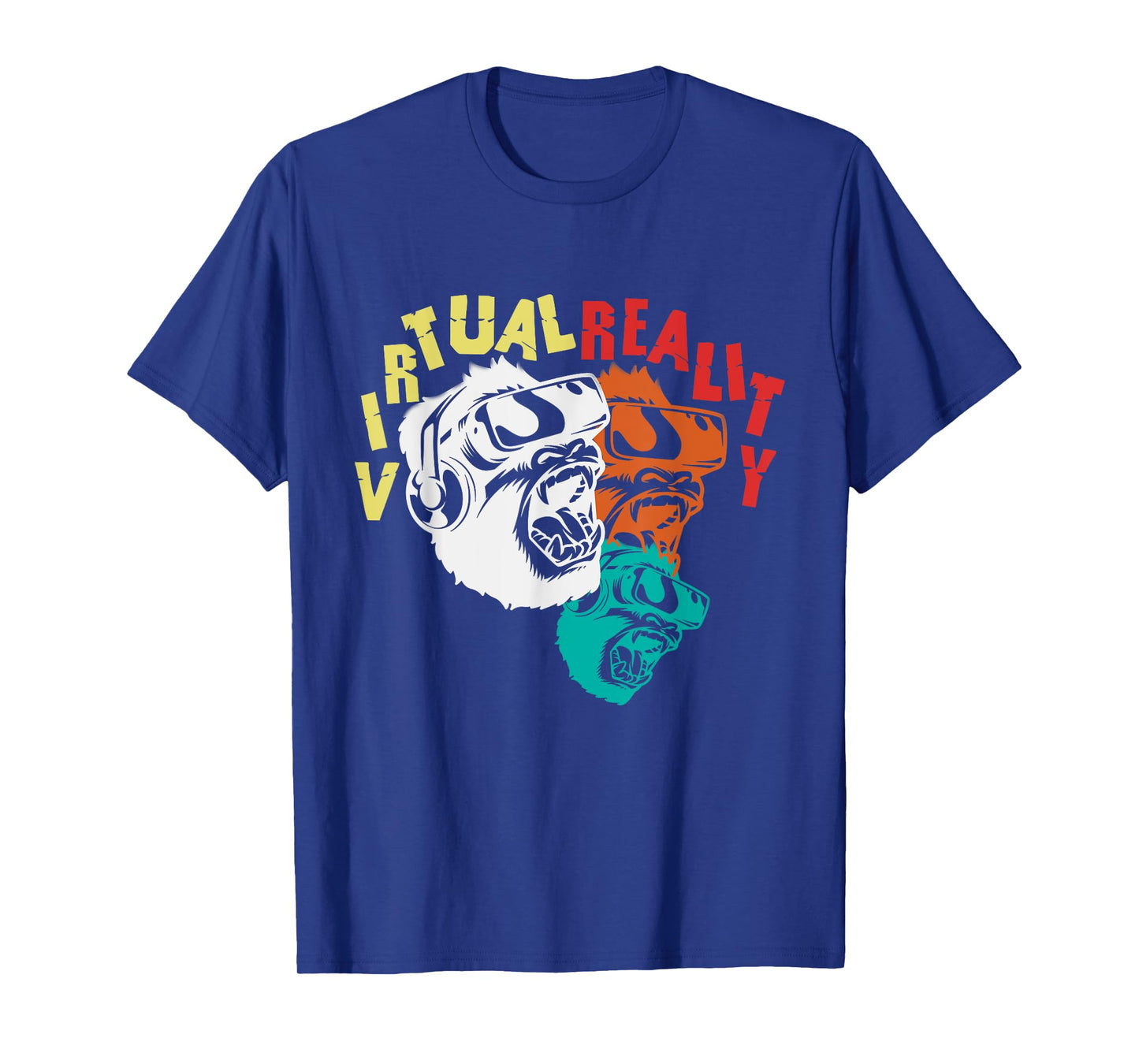 VR Virtual Reality Monkey Player Gamer Gorilla Gift T-Shirt