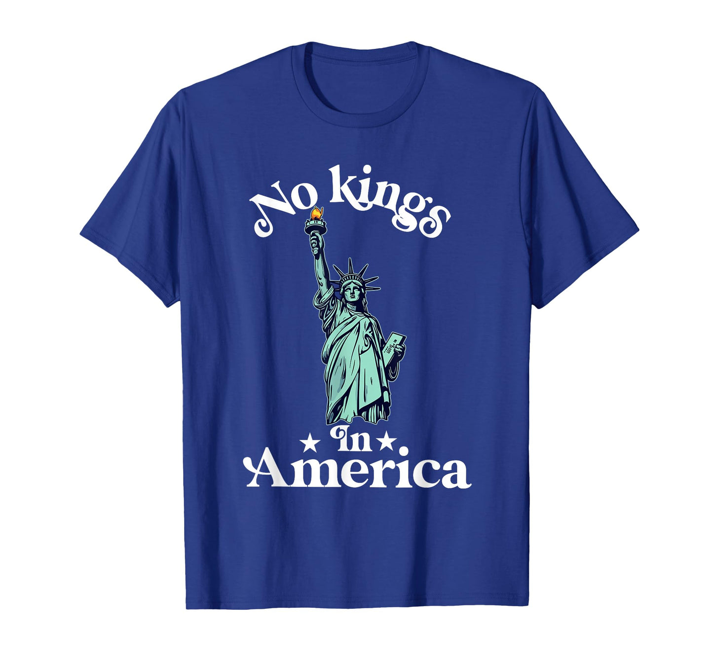 No Kings in America flag Protest Save Democracy T-Shirt
