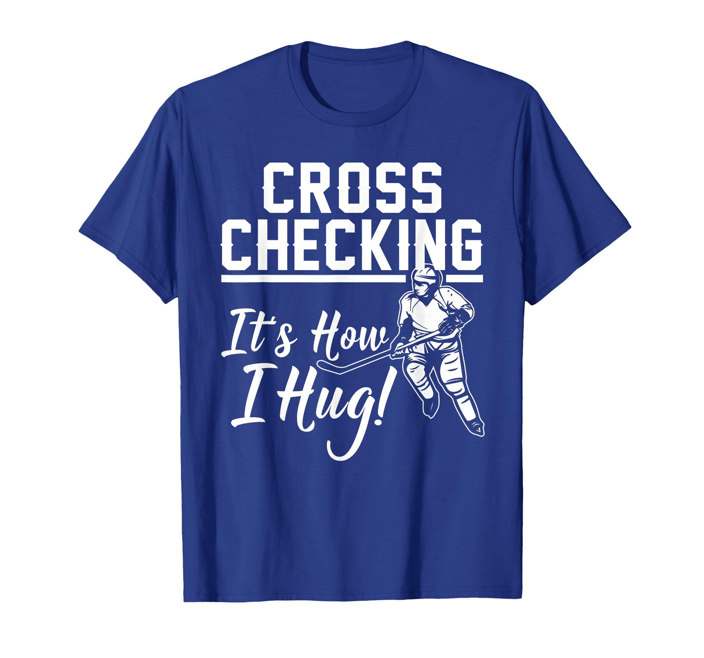 Funny Ice Hockey Gift For Kids Boys Girls Cool Game Player Short Sleeve T-Shirt