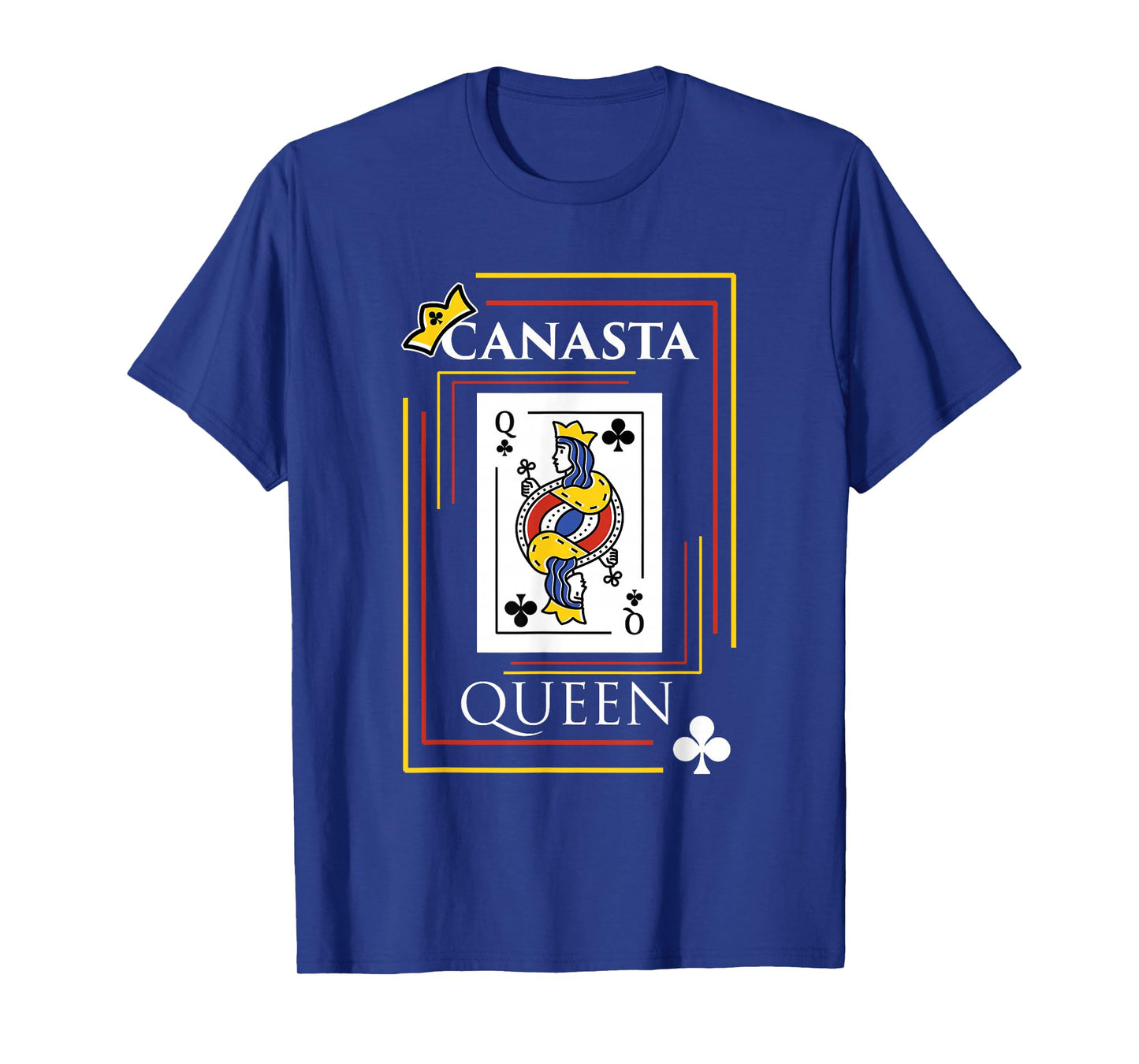 Womens Canasta Queen Game Cards Fun Team Funny Card Player T-Shirt