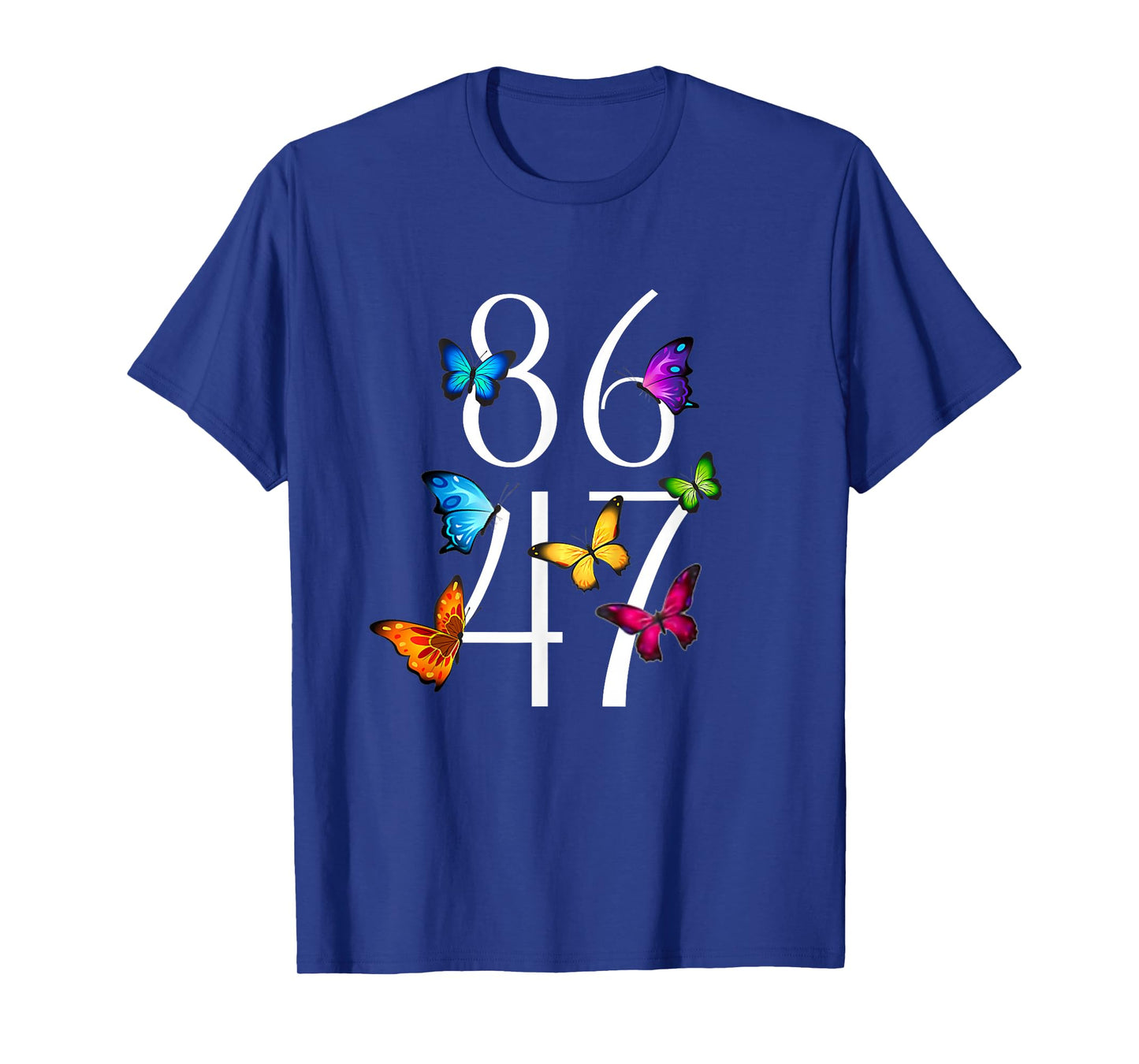 8647 anti Trump 86 47 Floral Mens Womens T-Shirt