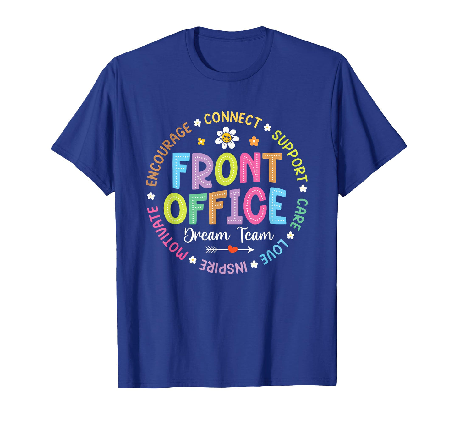 Front Office Squad Back to School Happy First Day of School T-Shirt