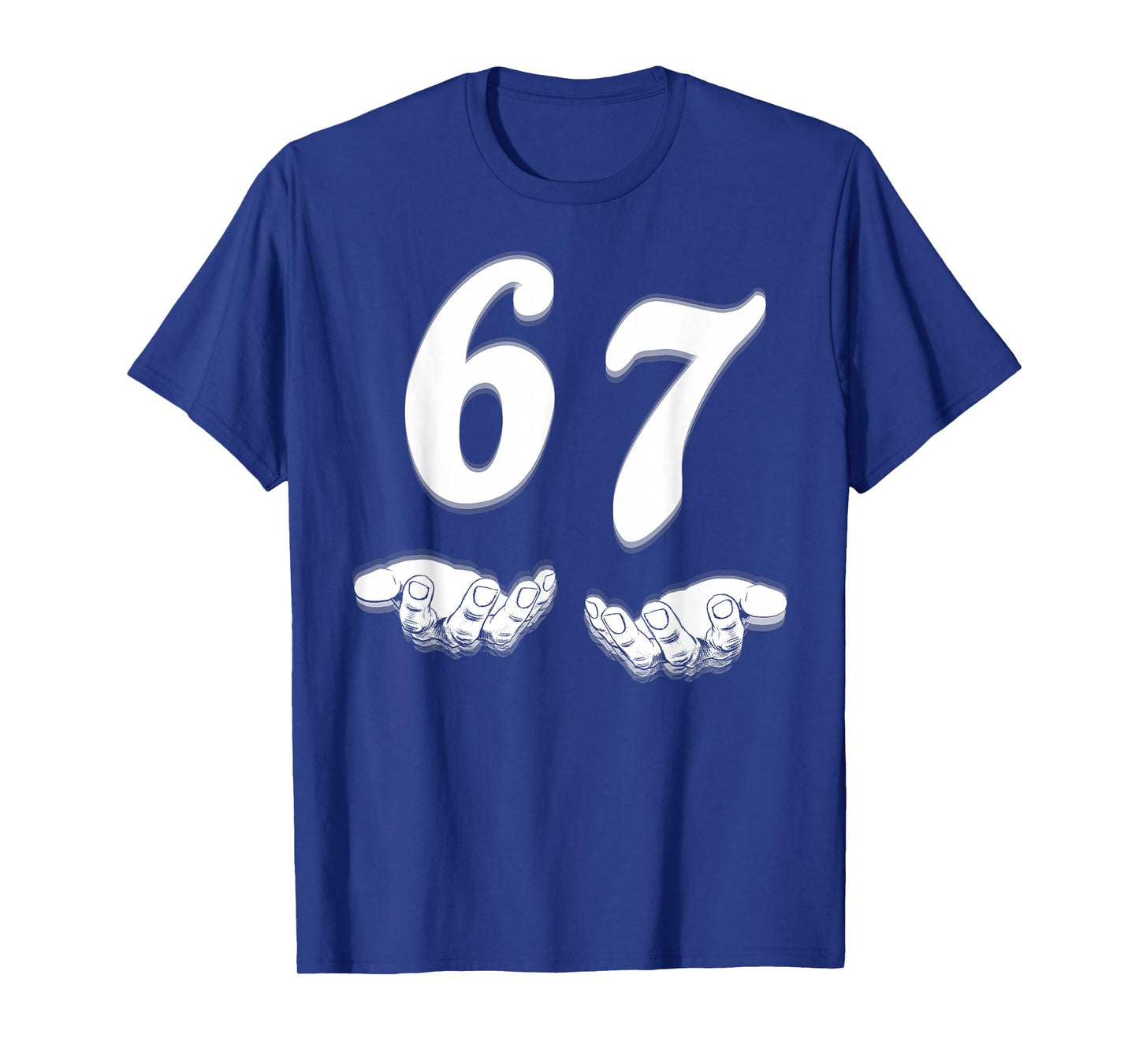 Funny Six Seven 6 7 Meme Gen Alpha Slang T-Shirt