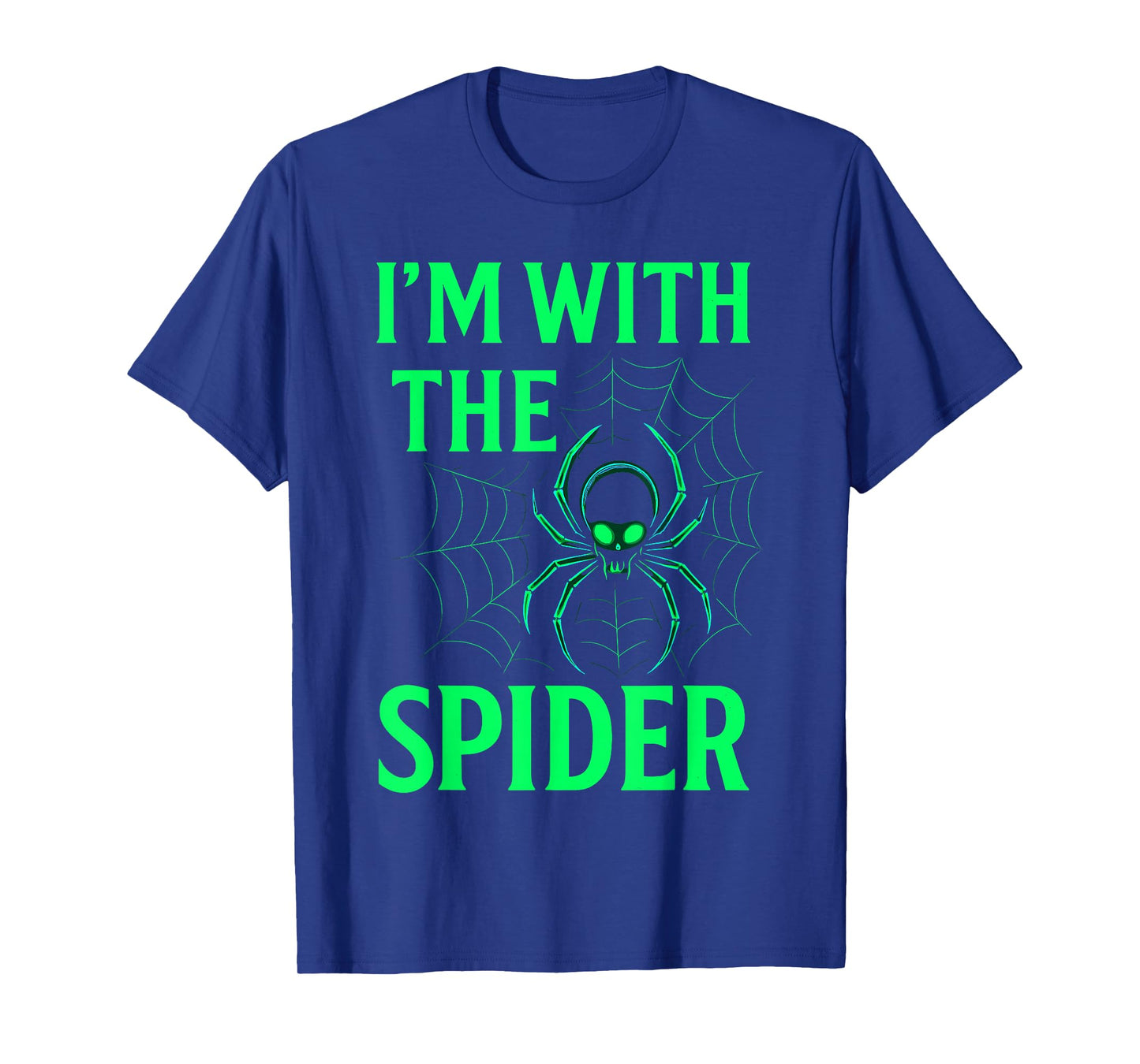 Iβm with The Spider Shirt, Funny Halloween Costume T-Shirt