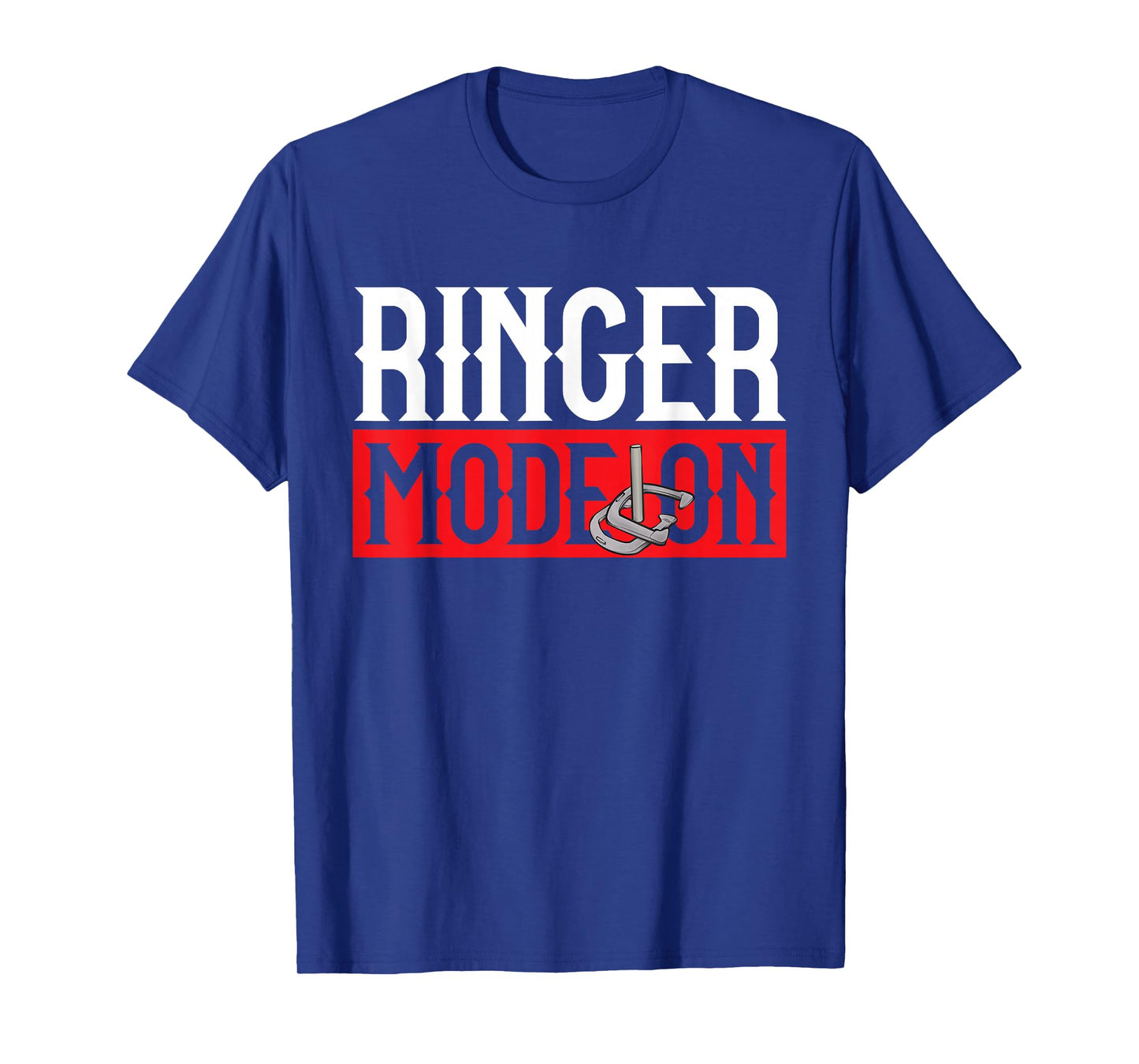 Horseshoes Game Ringer Mode On Horseshoe Pitching T-Shirt