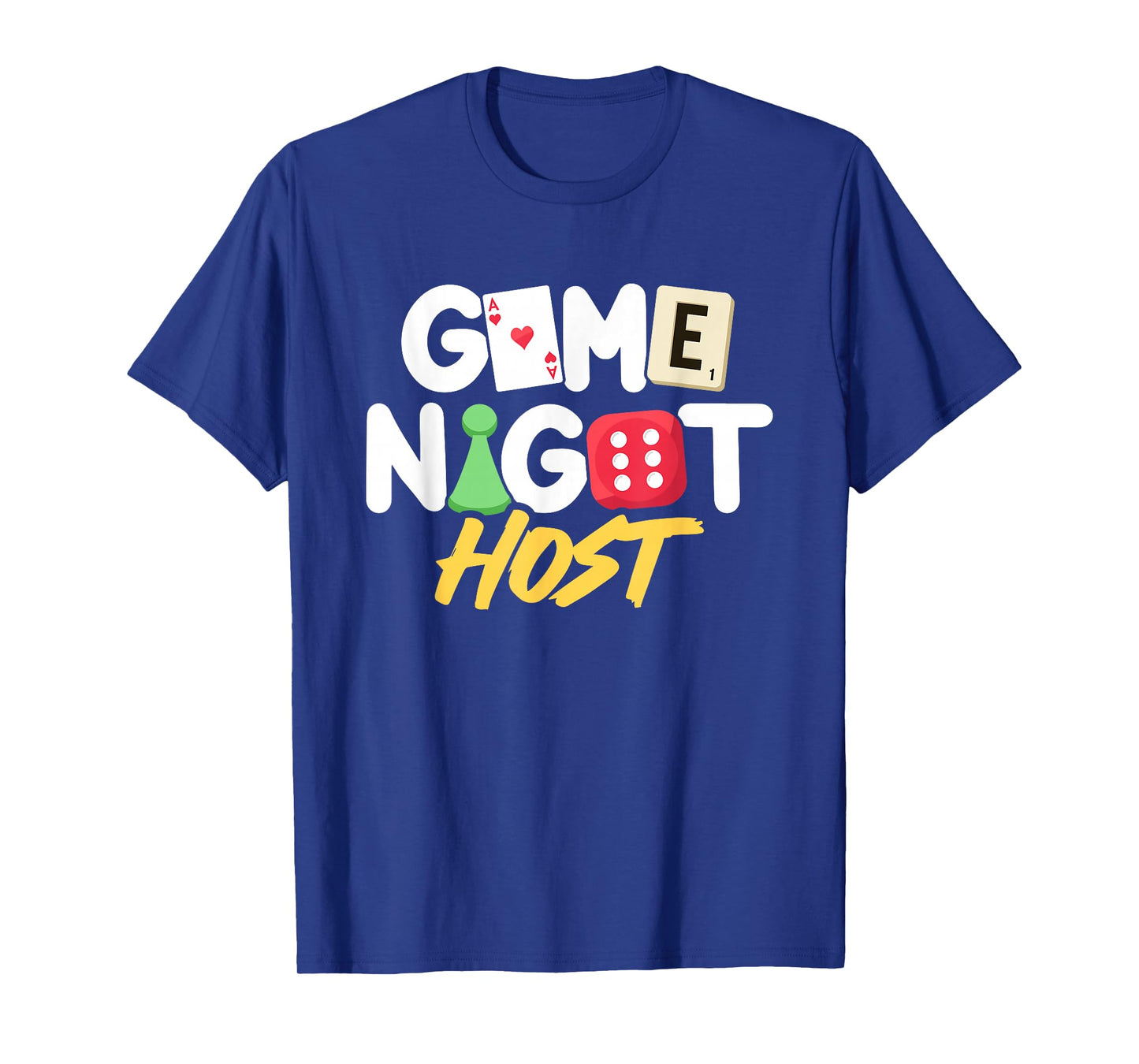 Game Night Host Board Game Trivia Night Team Women Men T-Shirt