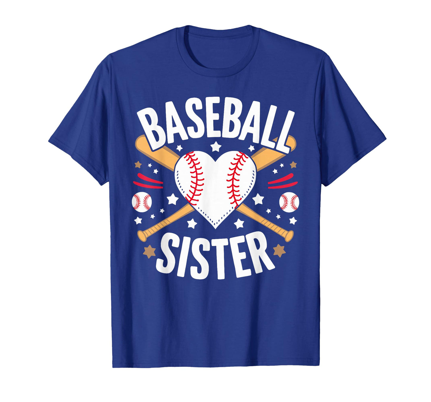 Funny Sister Baseball Sister T-Shirt