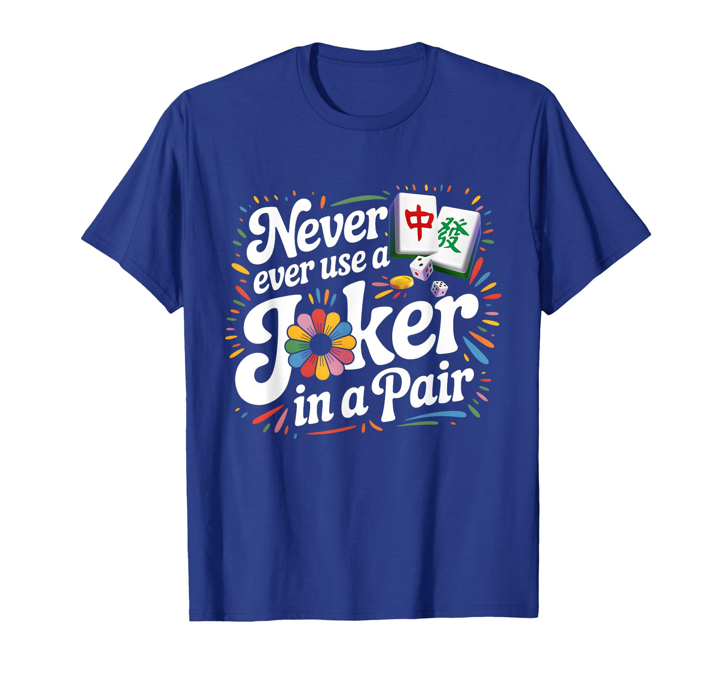 Mah Jongg Tile Set Lover Mahjong Cards Mahjong Player T-Shirt