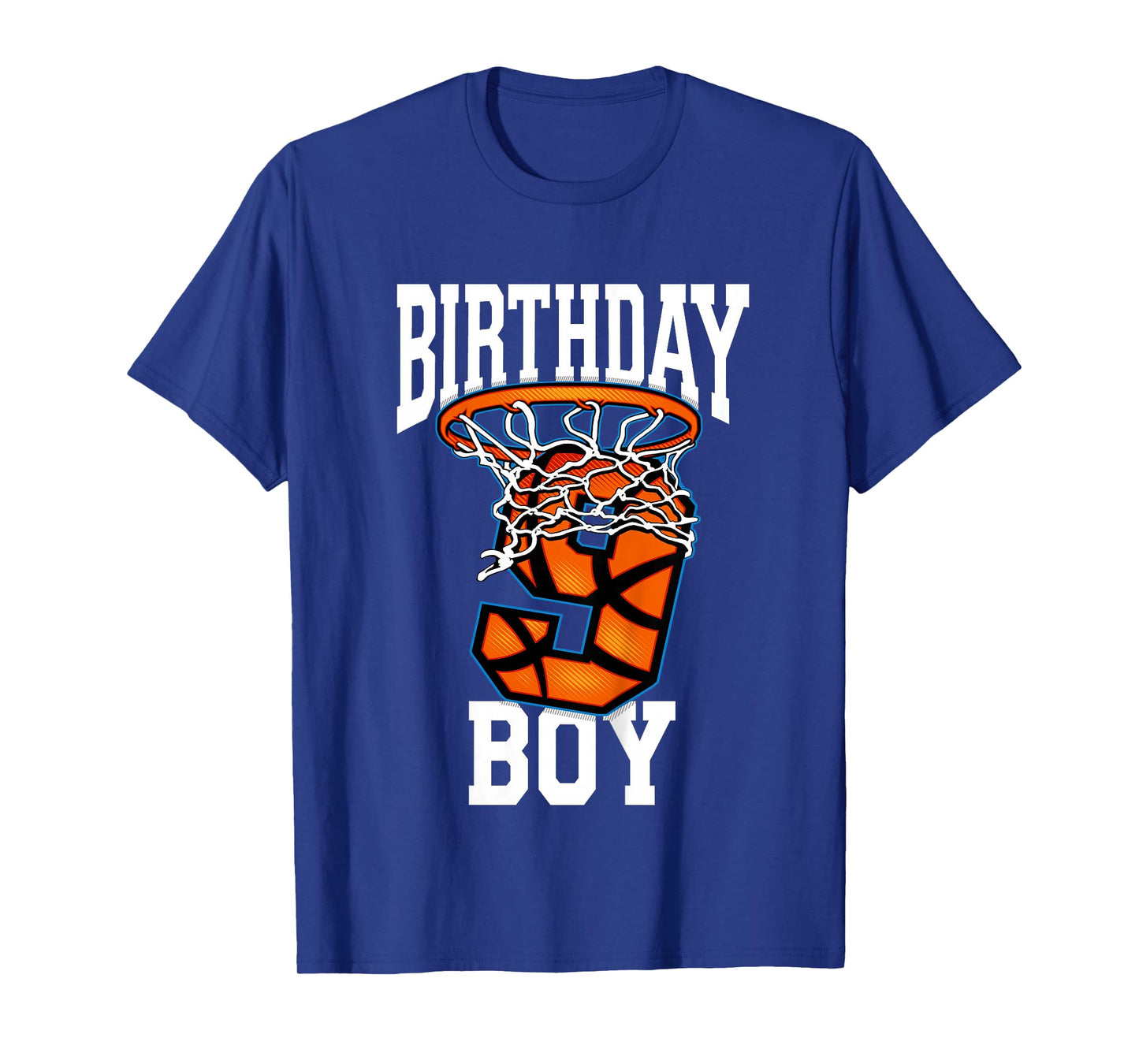 9 Year Old Birthday Shirt Boy Basketball 9th Bday Bball Tee T-Shirt