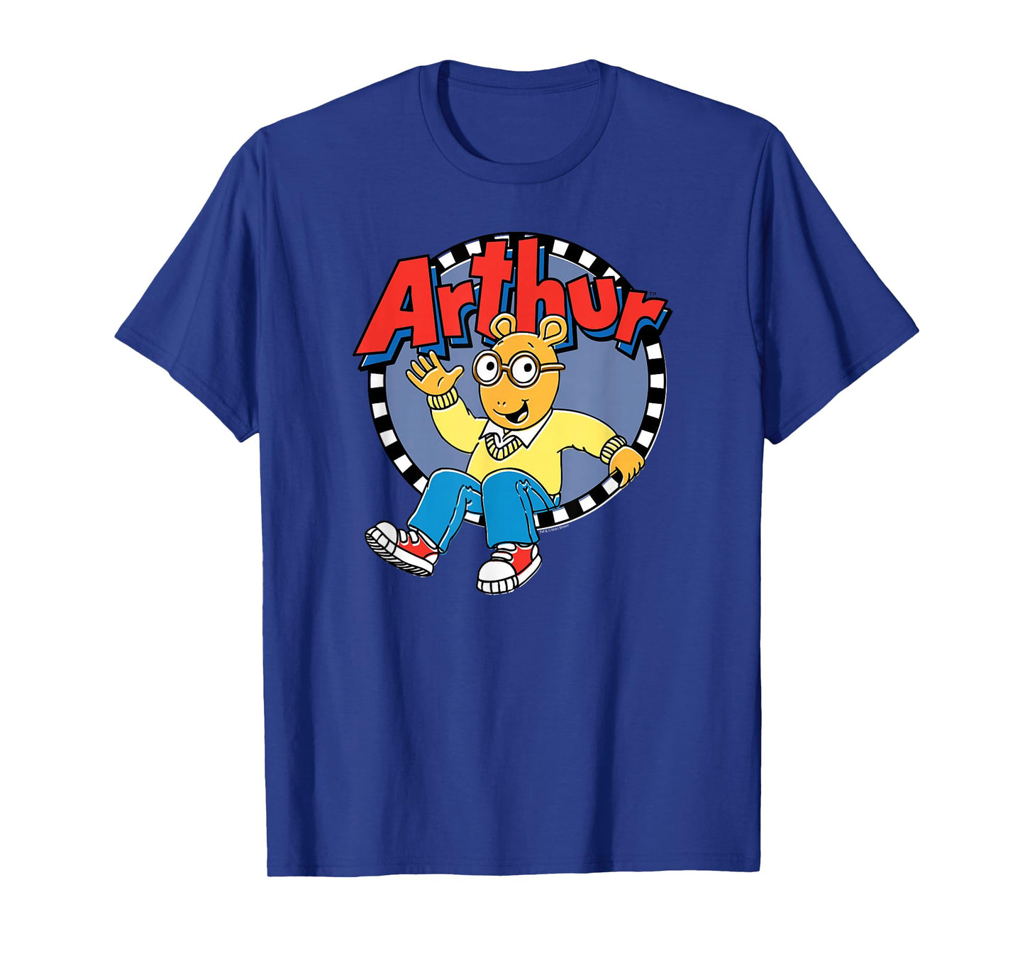 Arthur Non Distressed Arthur Waving Logo T-Shirt