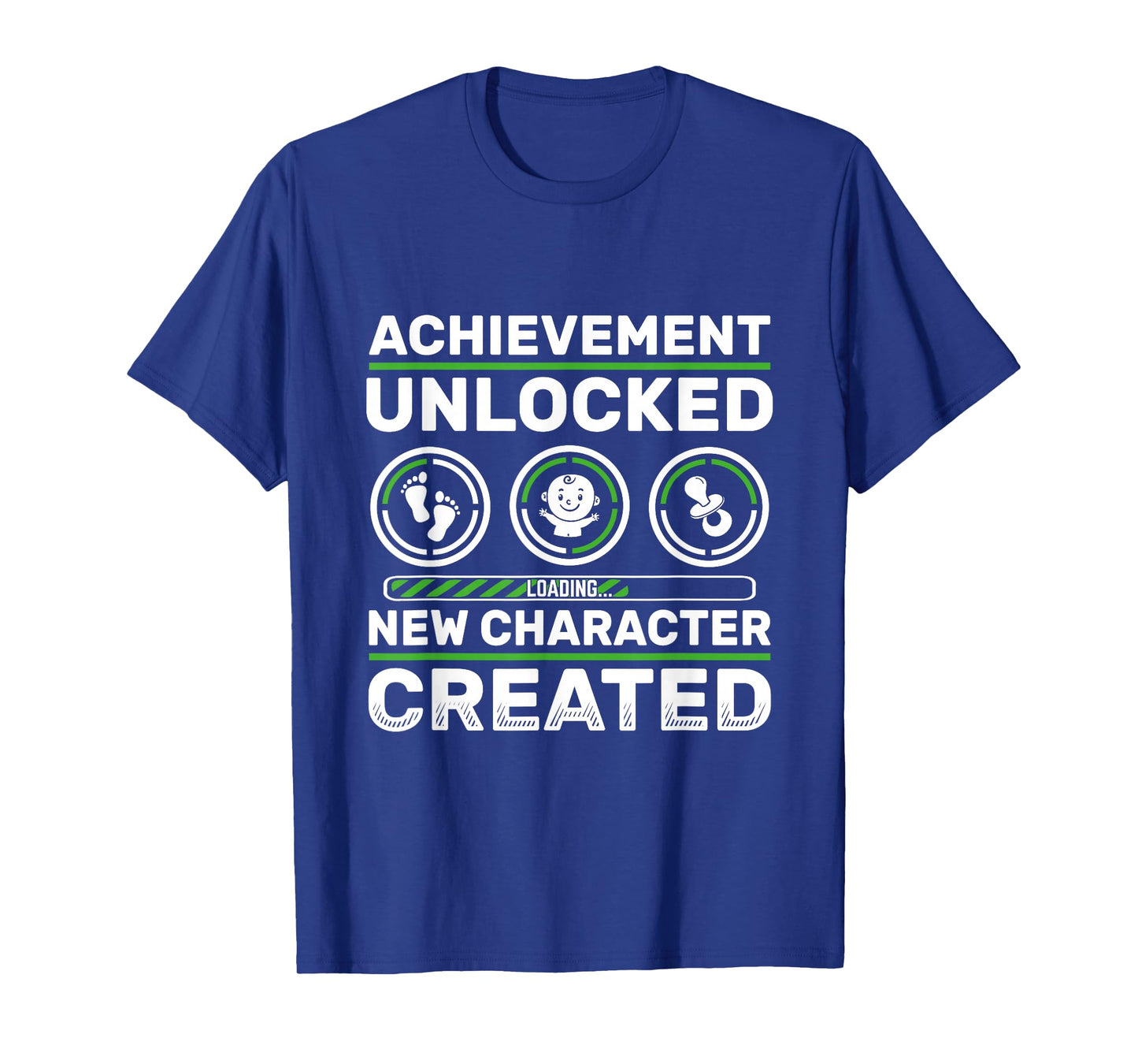 Schwangerschaft verknden Geschenk Zocker New Character Created - Pregnancy Announcement Dad Gamer T-Shirt