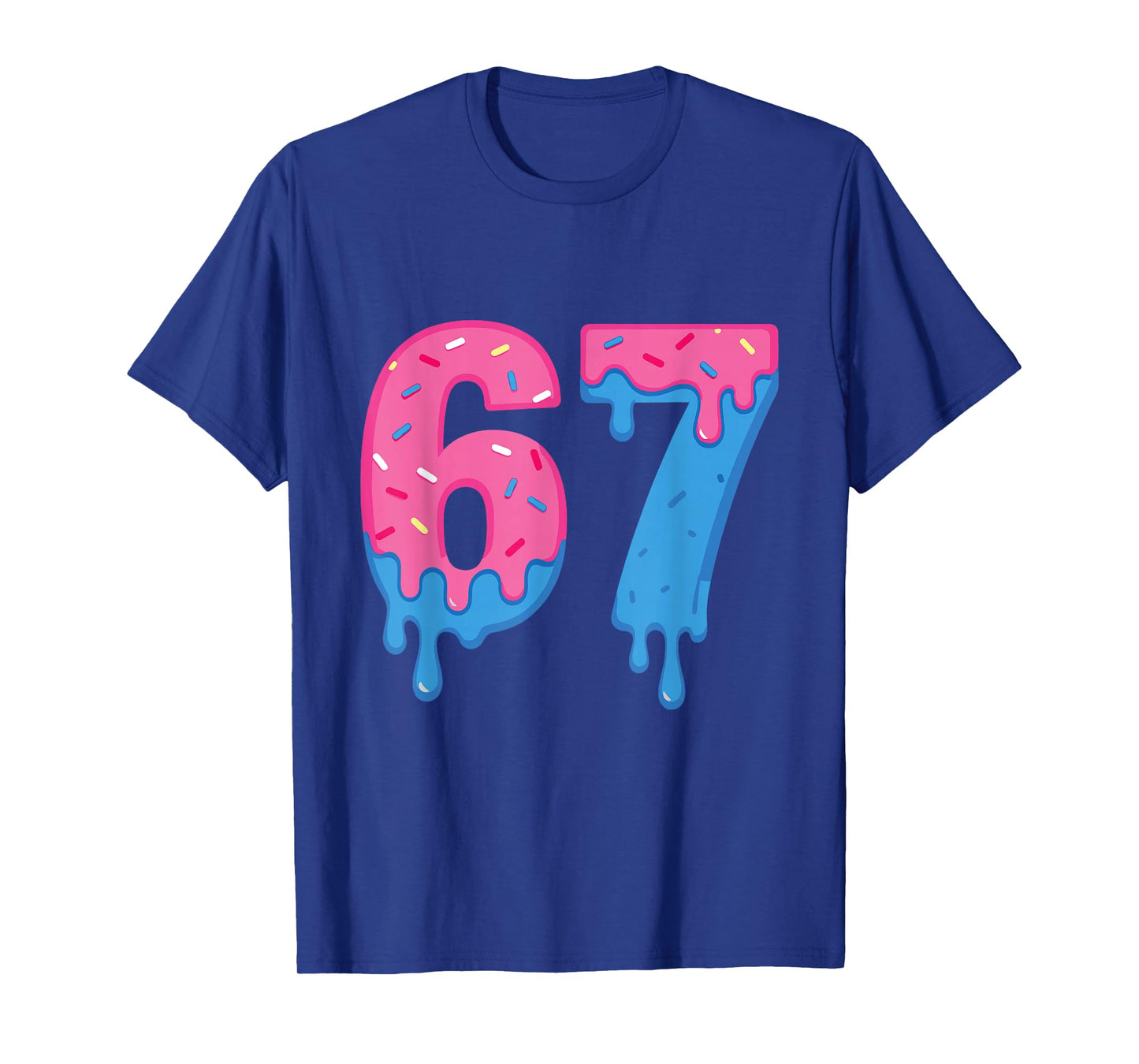 Donut 67 Meme Fun Six Seven Sprinkles Design T-Shirt
