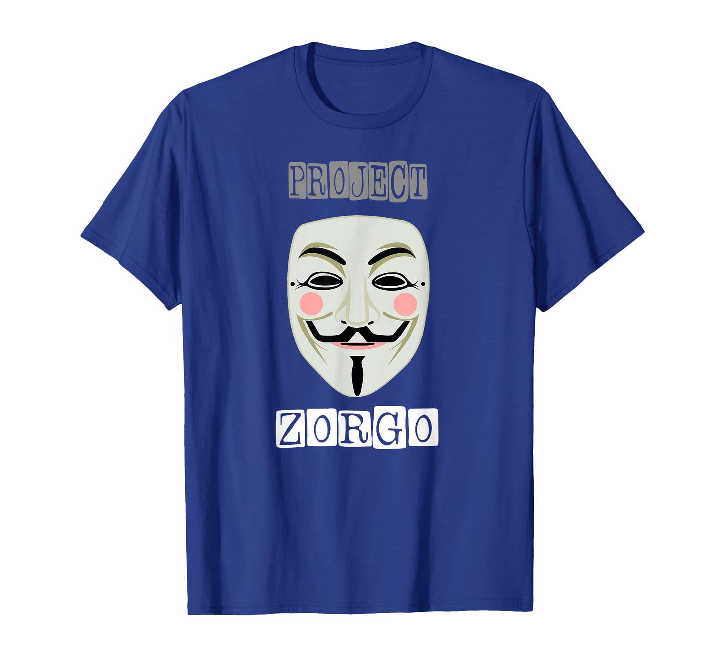 Project Zorgo Anonymous Mask Hacker T-Shirt