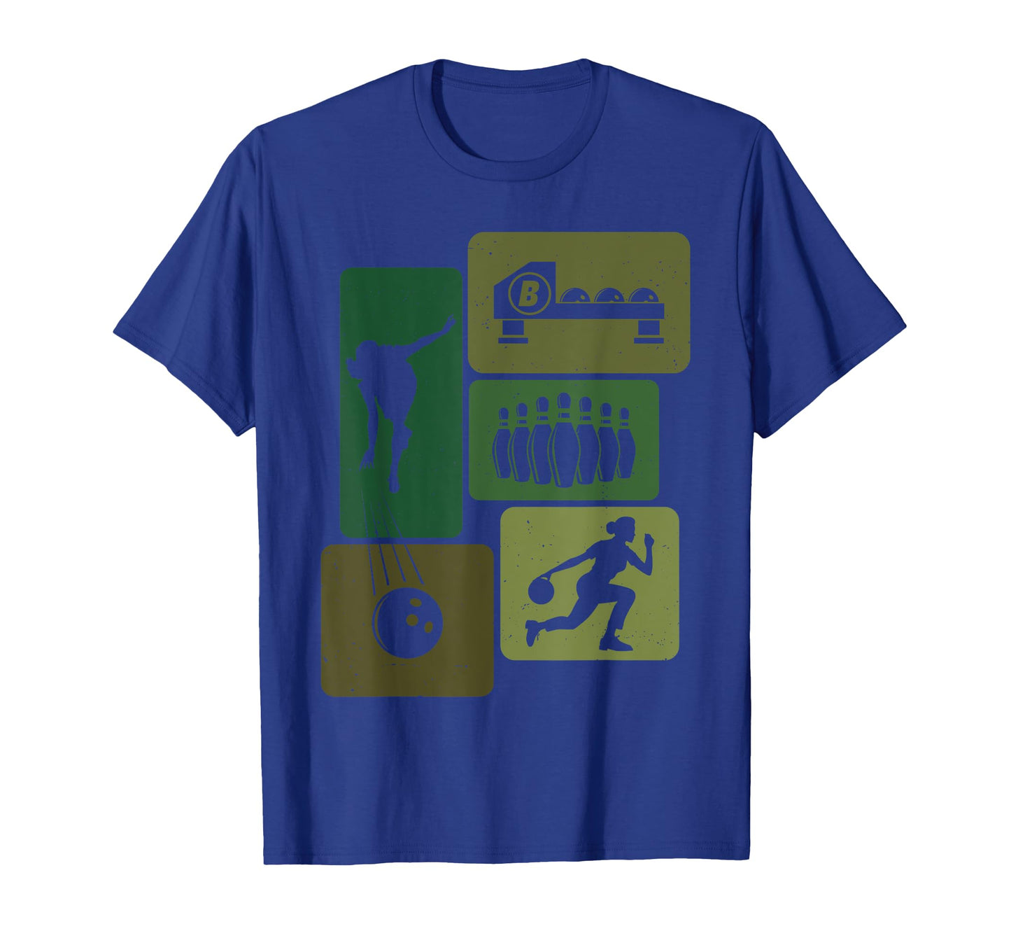 Funny Bowling Player Bowler Game Enthusiast Outfit Women T-Shirt
